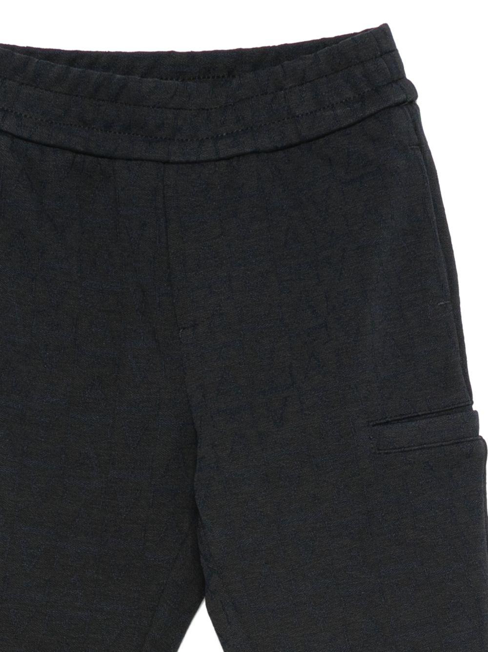 Tutina per neonato Emporio Armani Kids blu scuro con cappuccio classico EB001479 AF20698 UB118 EMPORIO ARMANI KIDS