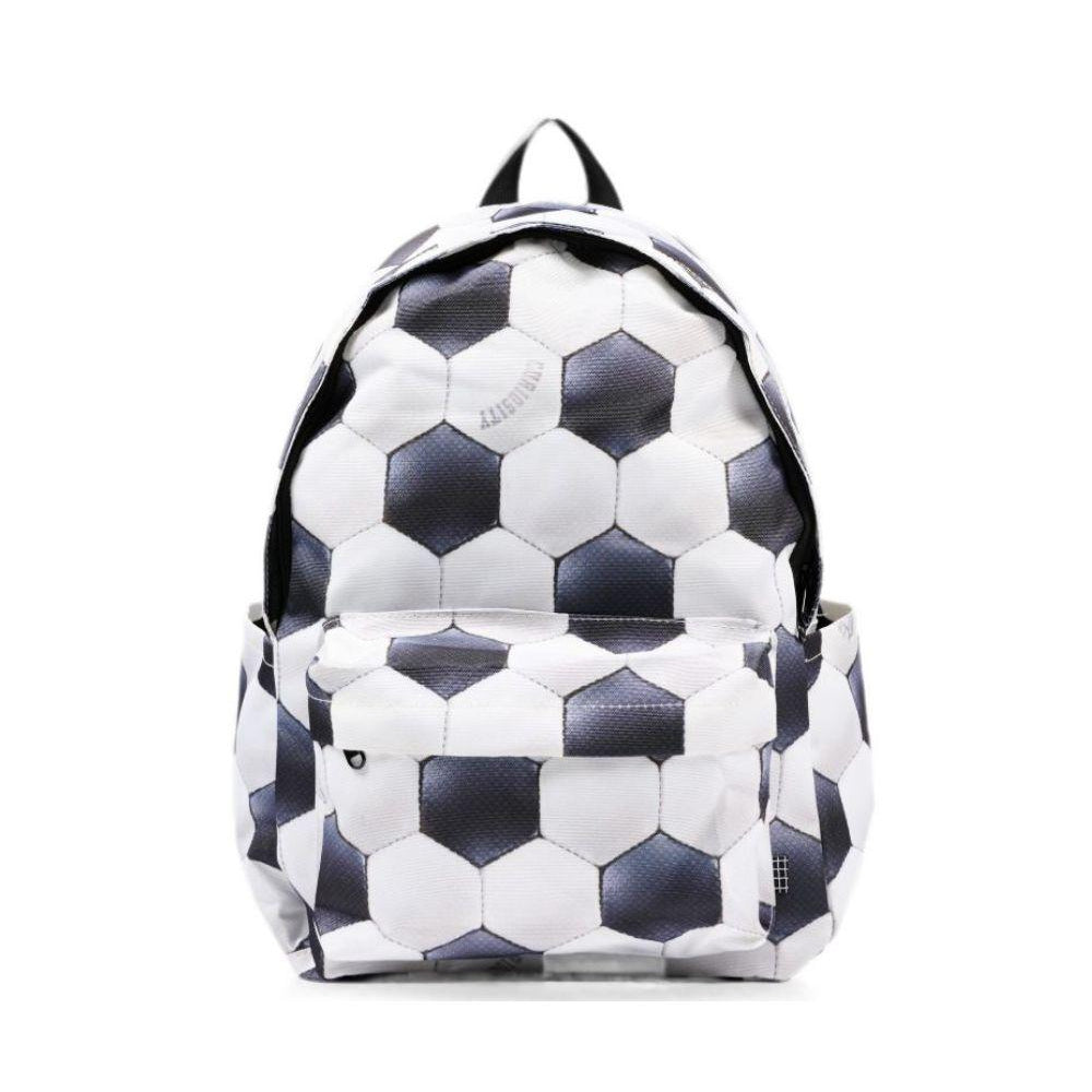 Zaino per bambino Molo Kids bianco e nero con stampa grafica pallone da calcio all-over 7W26V203 6253 MOLO KIDS
