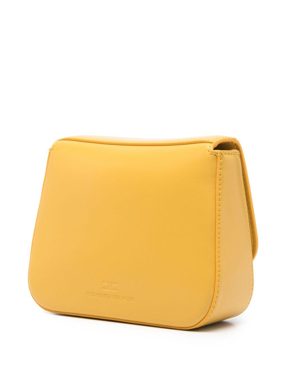 Borsa a tracolla mini per bambina Elisabetta Franchi La Mia Bambina giallo con logo EFBO112CTV025 2033 ElISABETTA FRANCHI