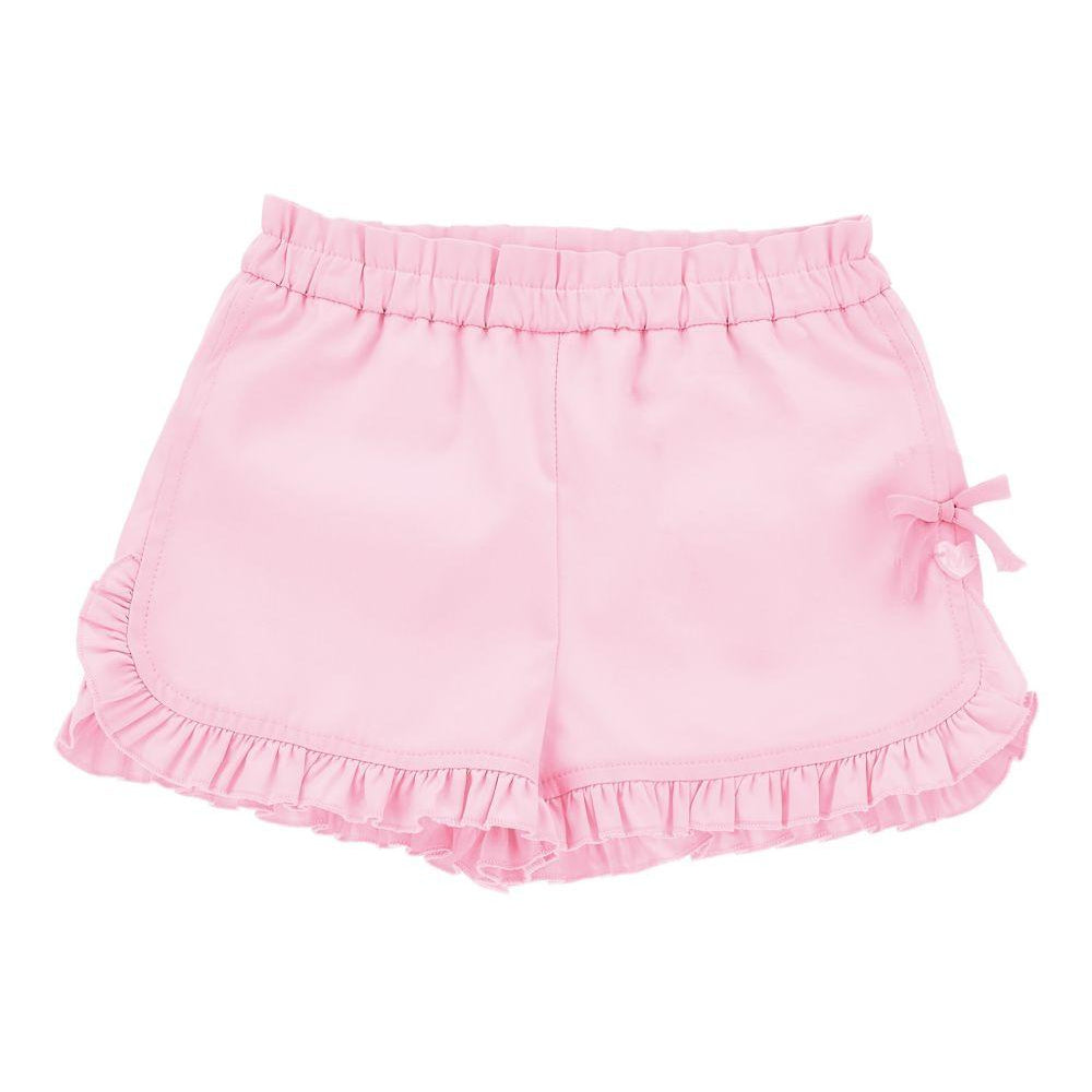 Shorts per neonata Monnalisa rosa con dettaglio fiocco 37G405 7301 0090 MONNALISA KIDS