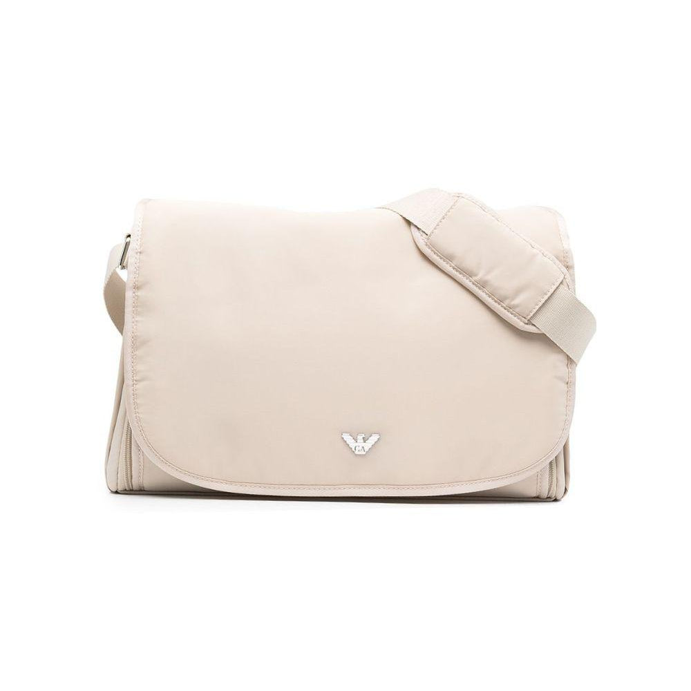 Borsa fasciatoio per neonati Emporio Armani Kids beige con applicazione 402145 CC904 00055 EMPORIO ARMANI KIDS