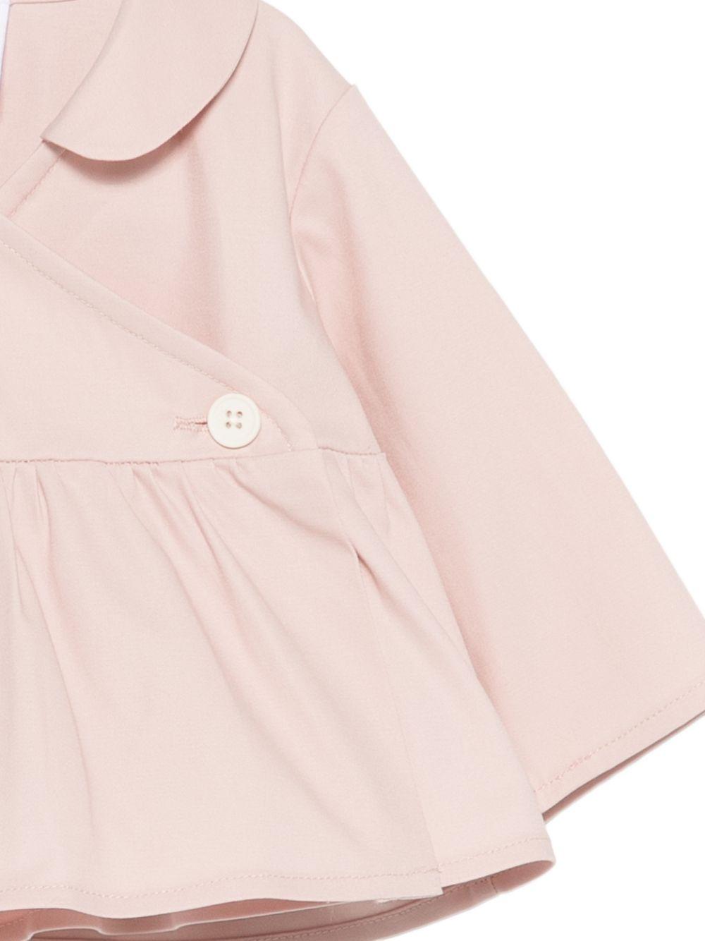 Blusa per neonata Douuod Kids rosa con colletto tondo DY2007 G0197 504 DOUUOD