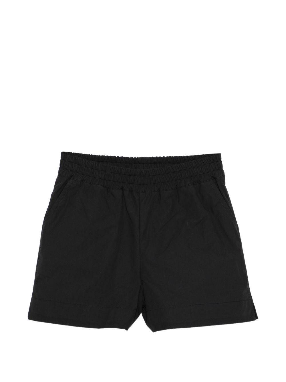 Shorts per bambina MSGM Kids neri con vita arricciata S6MSJGSH098 110 MSGM KIDS