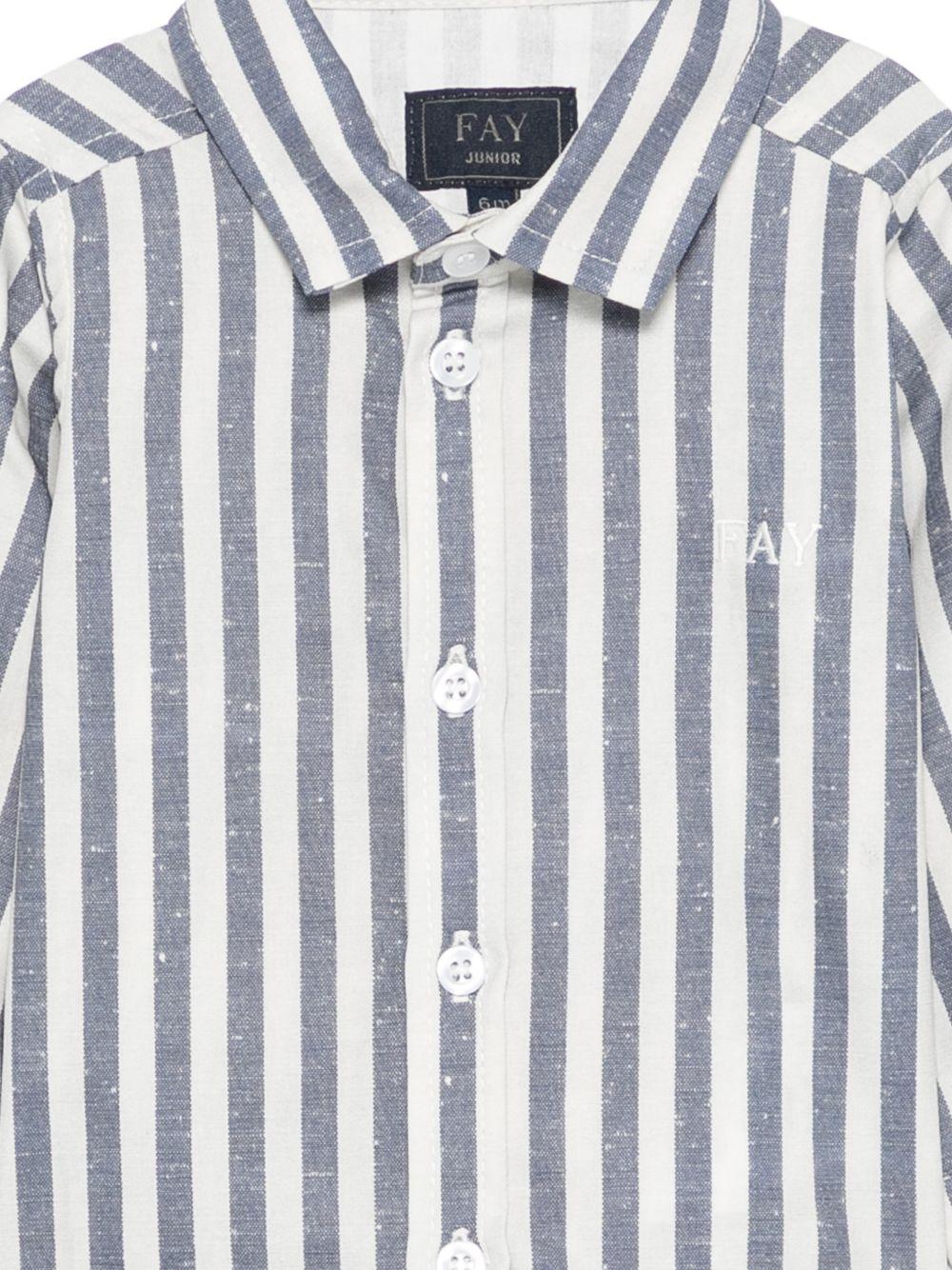 Camicia per neonato Fay Kids multicolore con motivo a righe FY5530 Z3691 101BL FAY KIDS