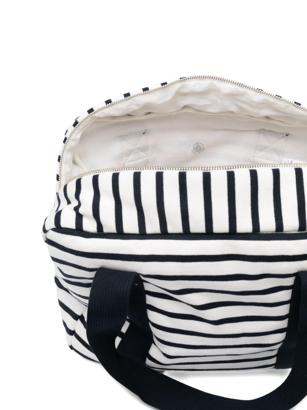 Borsa fasciatoio per neonati Petit Bateau multicolore con design a righe A0FYP 01 PETIT BATEAU