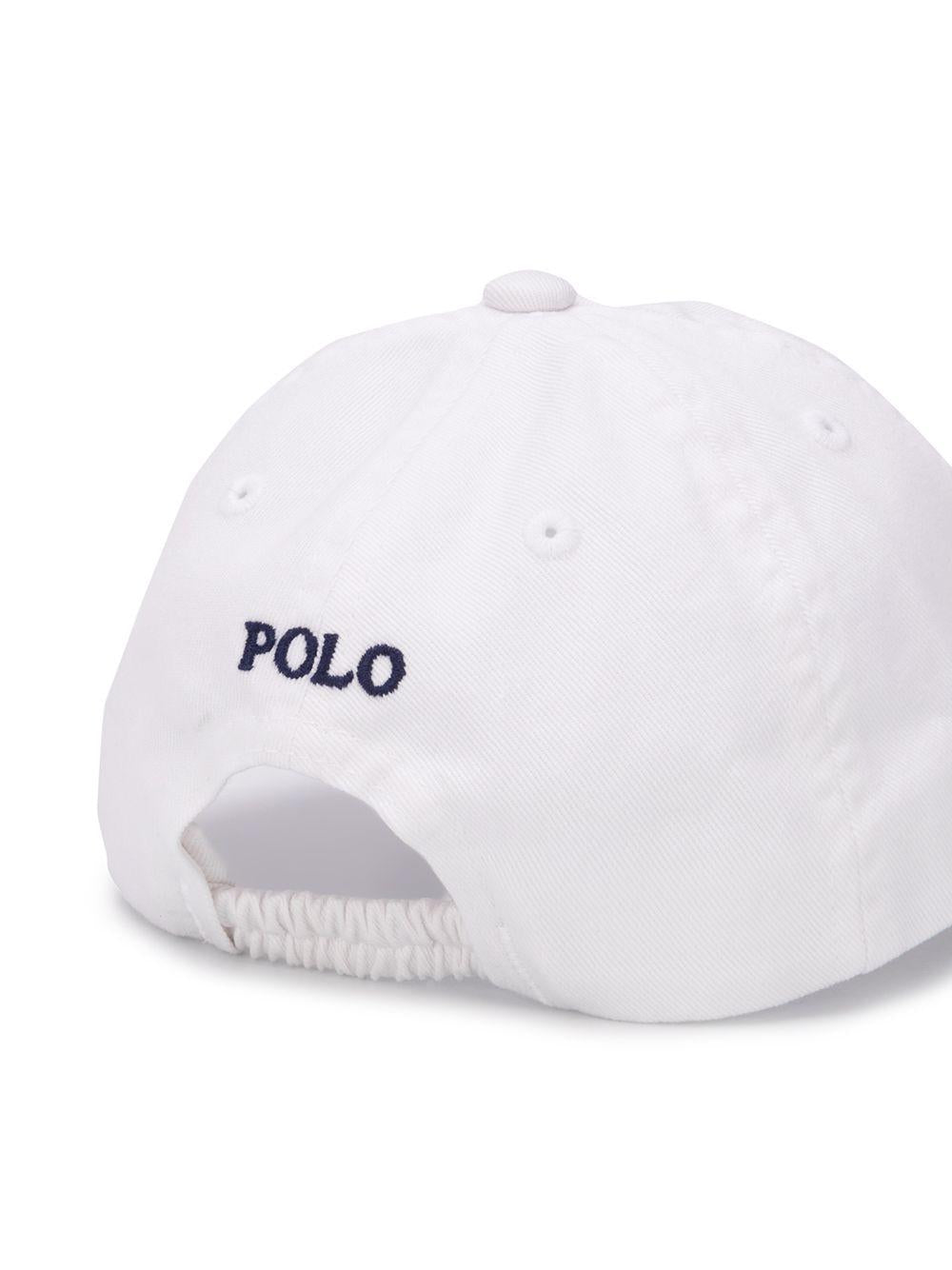 Cappello da baseball per neonato Polo Ralph Lauren Kids bianco con caratteristico motivo Polo Pony 320552489 001 Ralph Lauren kids