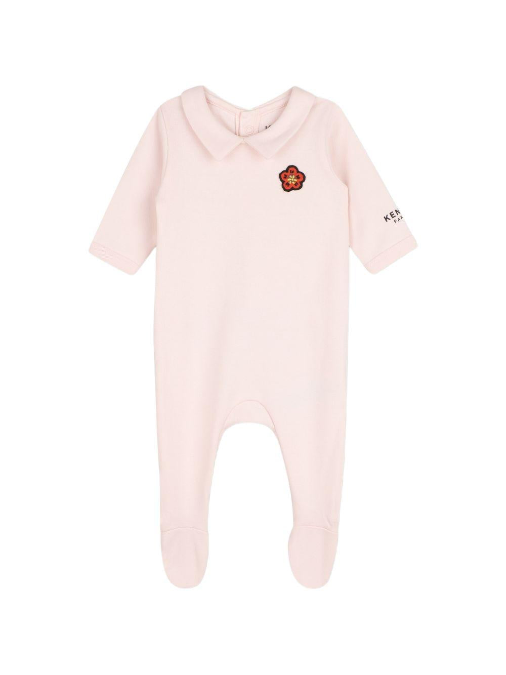 Tutine per neonata Kenzo Kids rosa con applicazioni floreali (set di due) K61614 43B KENZO KIDS