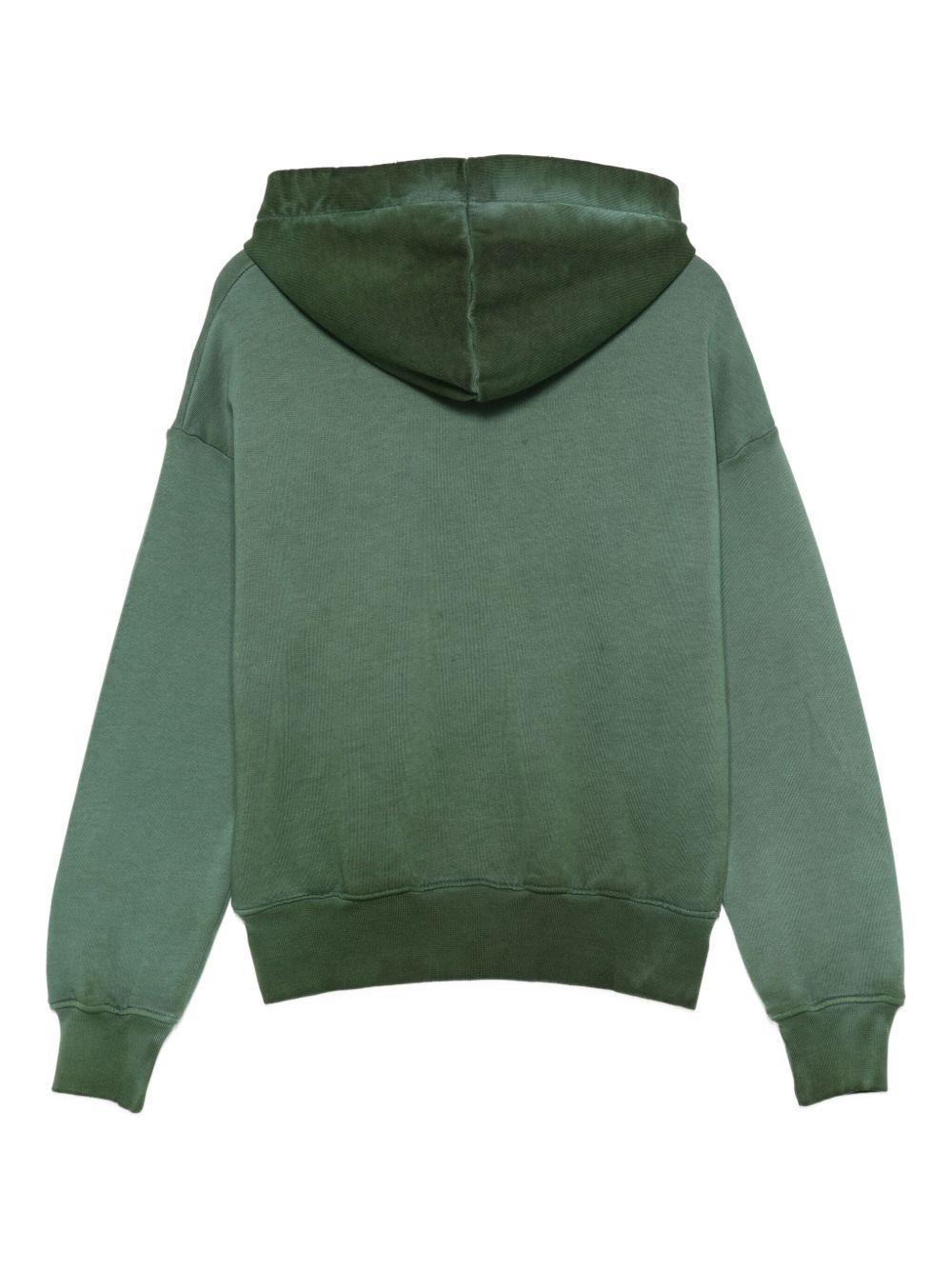 Felpa per bambino MSGM Kids verde con cappuccio F5MSJUHS020 MS039 MSGM KIDS