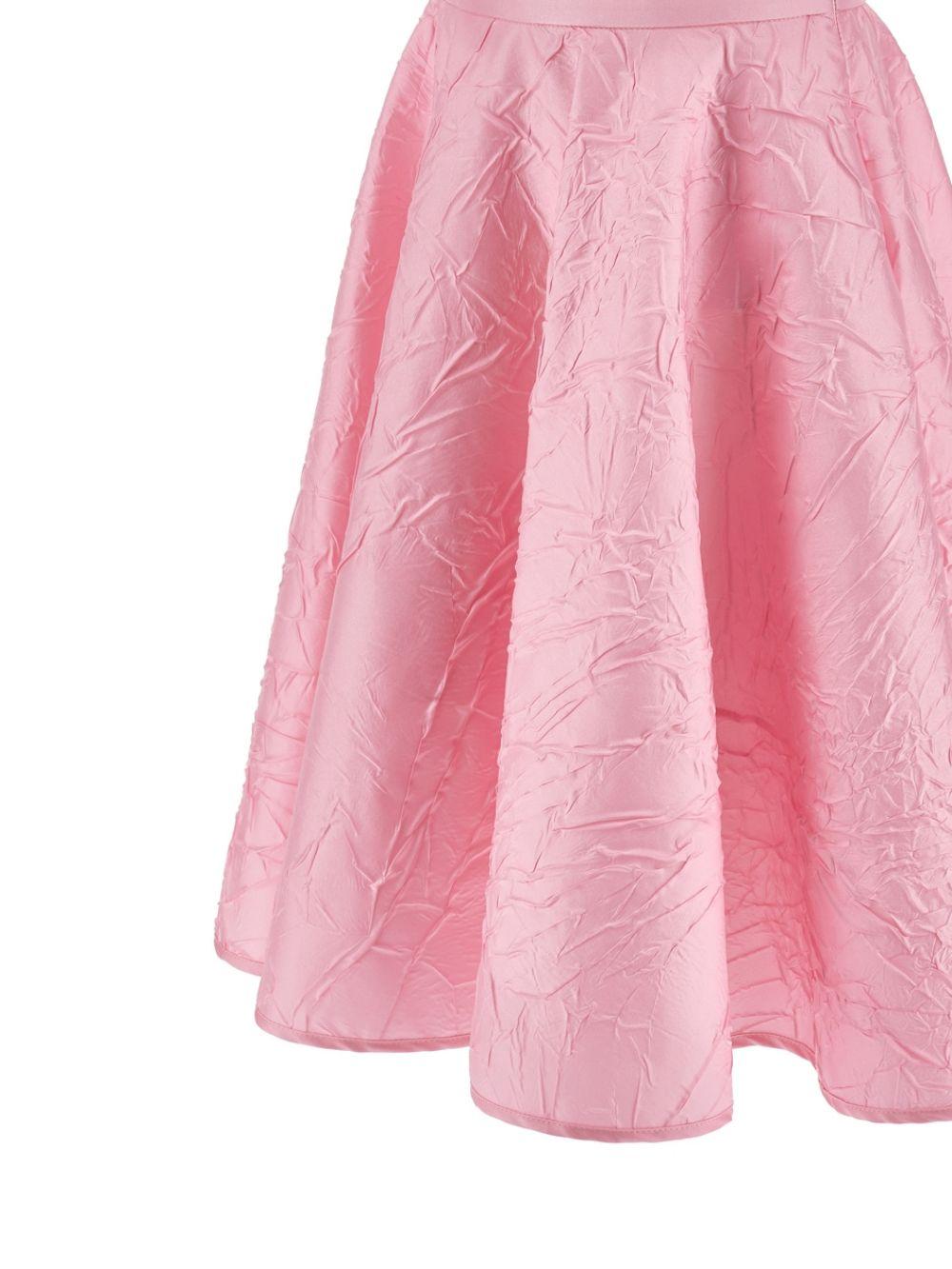 Set top e gonna per bambina Monnalisa rosa con applicazione fiore 71G501 7305 0090 MONNALISA KIDS