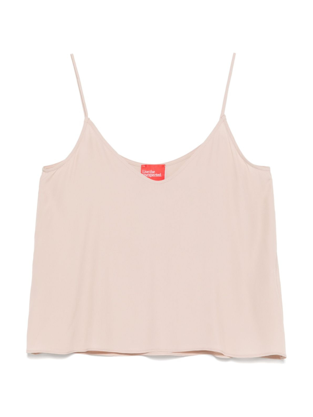 Canotta per donna Merci beige in georgette con scollo a V T148U SAND MERCI