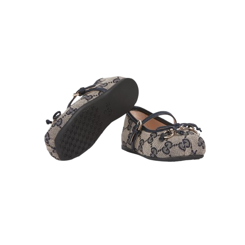 Ballerine per bambina Gucci Kids multicolore con logo GG all-over 856589HWK20 4041 GUCCI KIDS