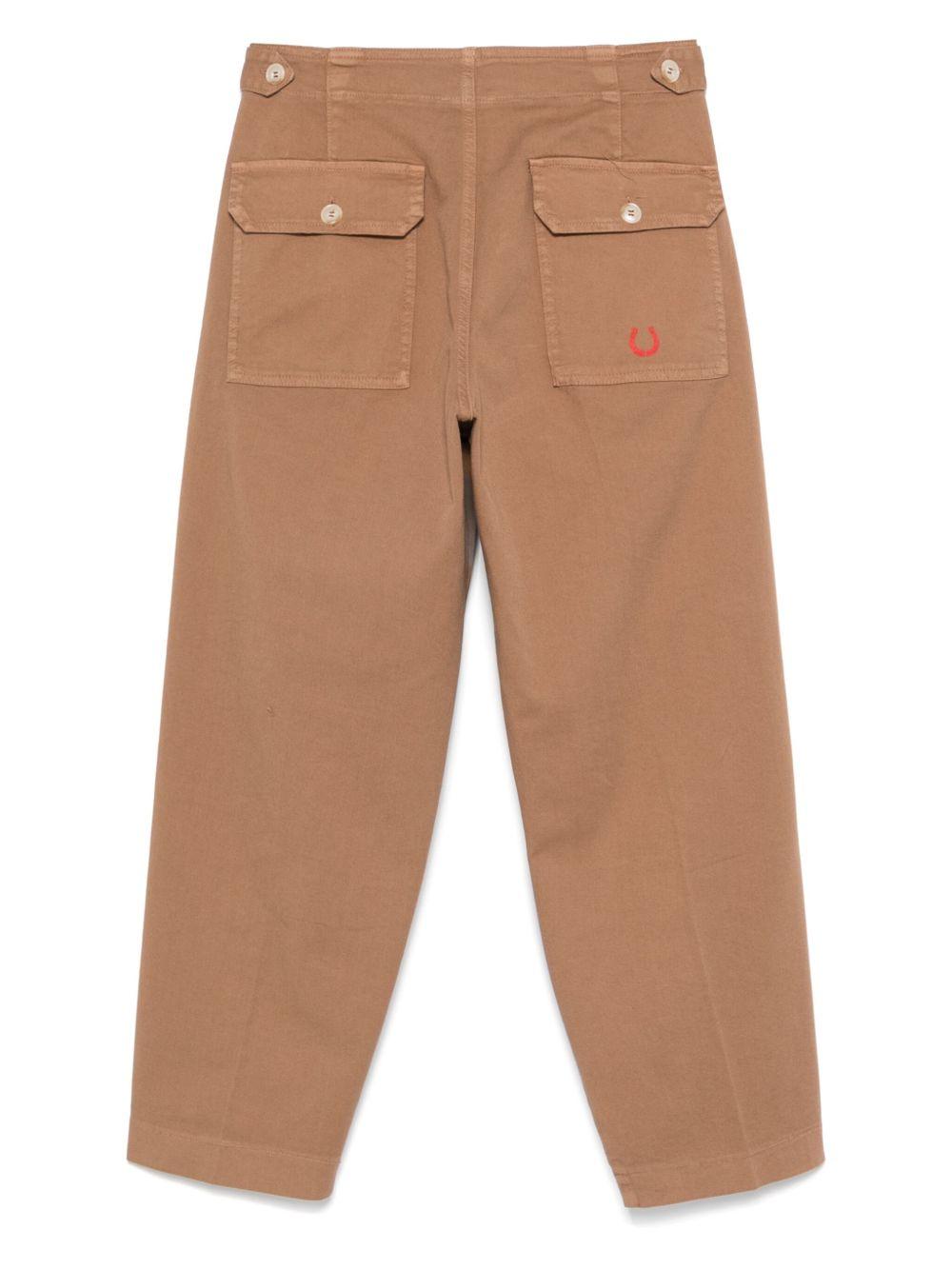 Pantaloni per donna Merci marrone in gabardine P402 CAMEL MERCI