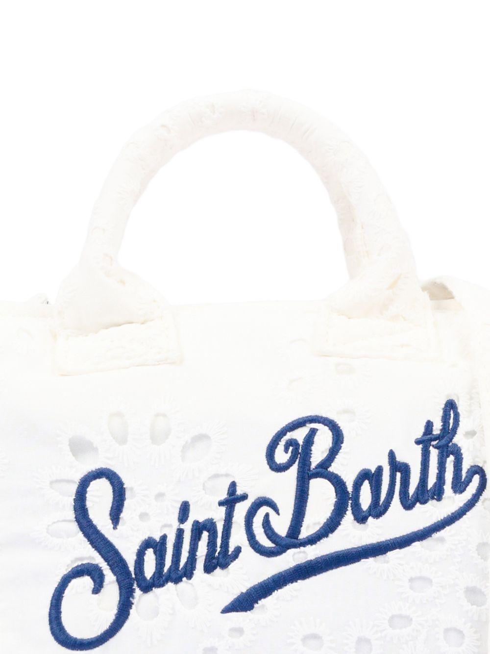 Borsa Vanity Mini MC2 Saint Barth bianca in pizzo sangallo VAMI018 00434L MC2 ST. BARTH KIDS