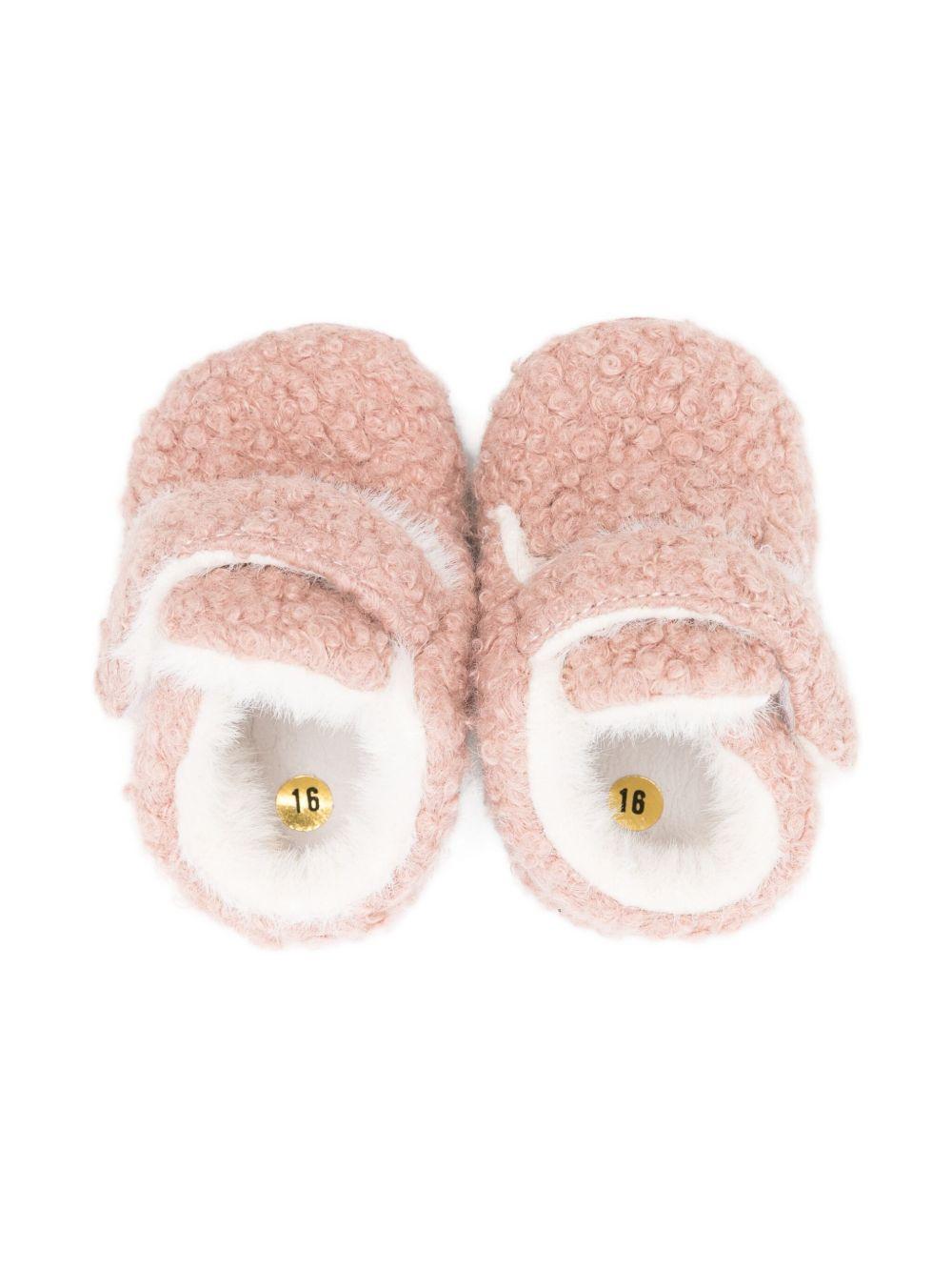 Scarpe primi passi per neonata Douuod Kids rosa con tessuto testurizzato BABY453 LANA DOUUOD