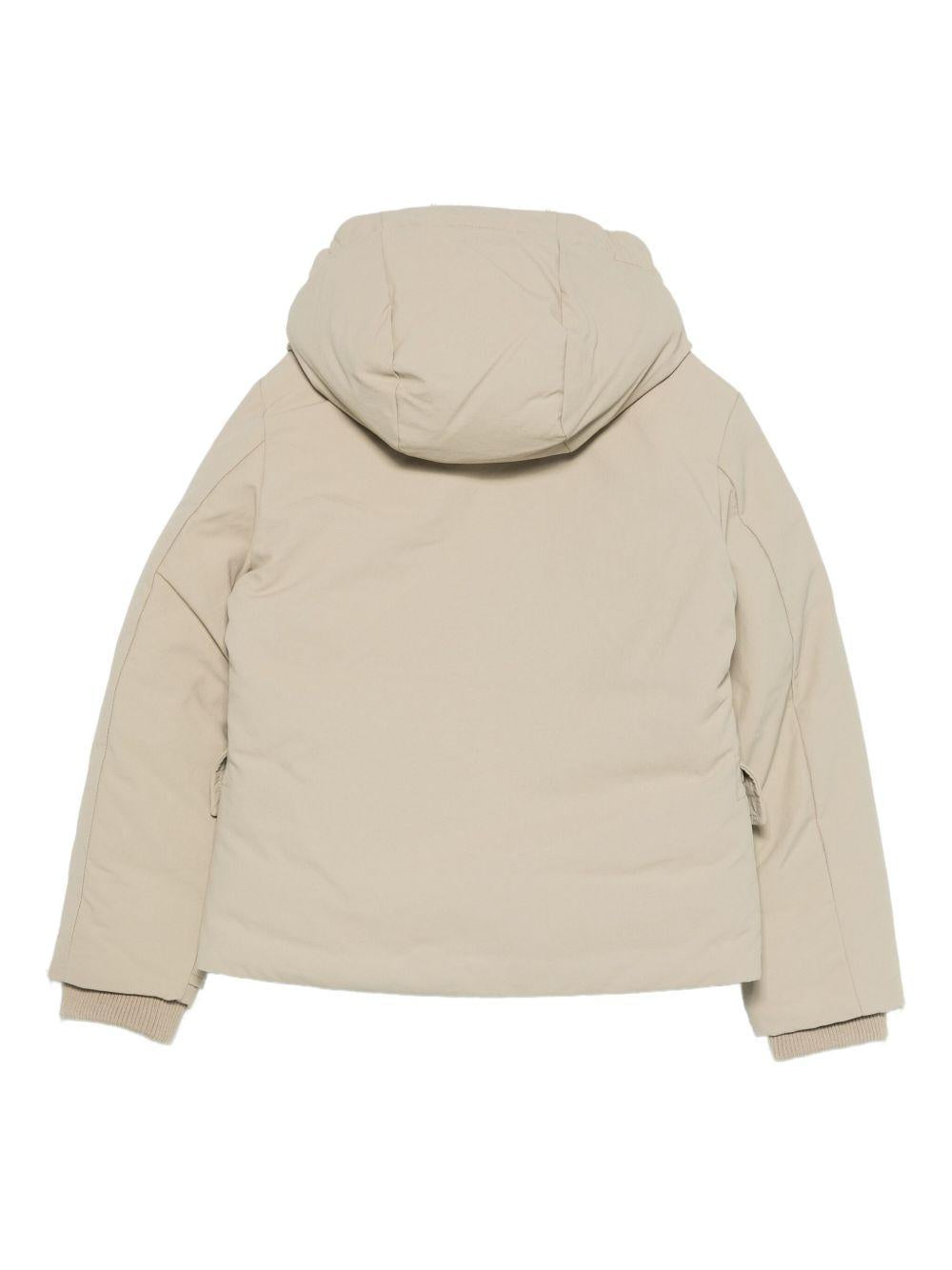 Giacca imbottita per bambino Save The Duck Kids beige con cappuccio P32292B COTO21 21651 SAVE THE DUCK KIDS