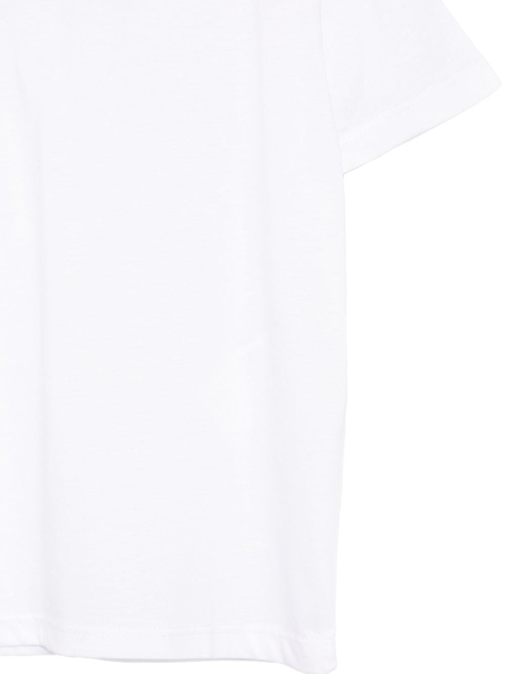 T-shirt per bambino Paolo Pecora Kids bianco con maniche corte PP4219 BIANCO PAOLO PECORA KIDS