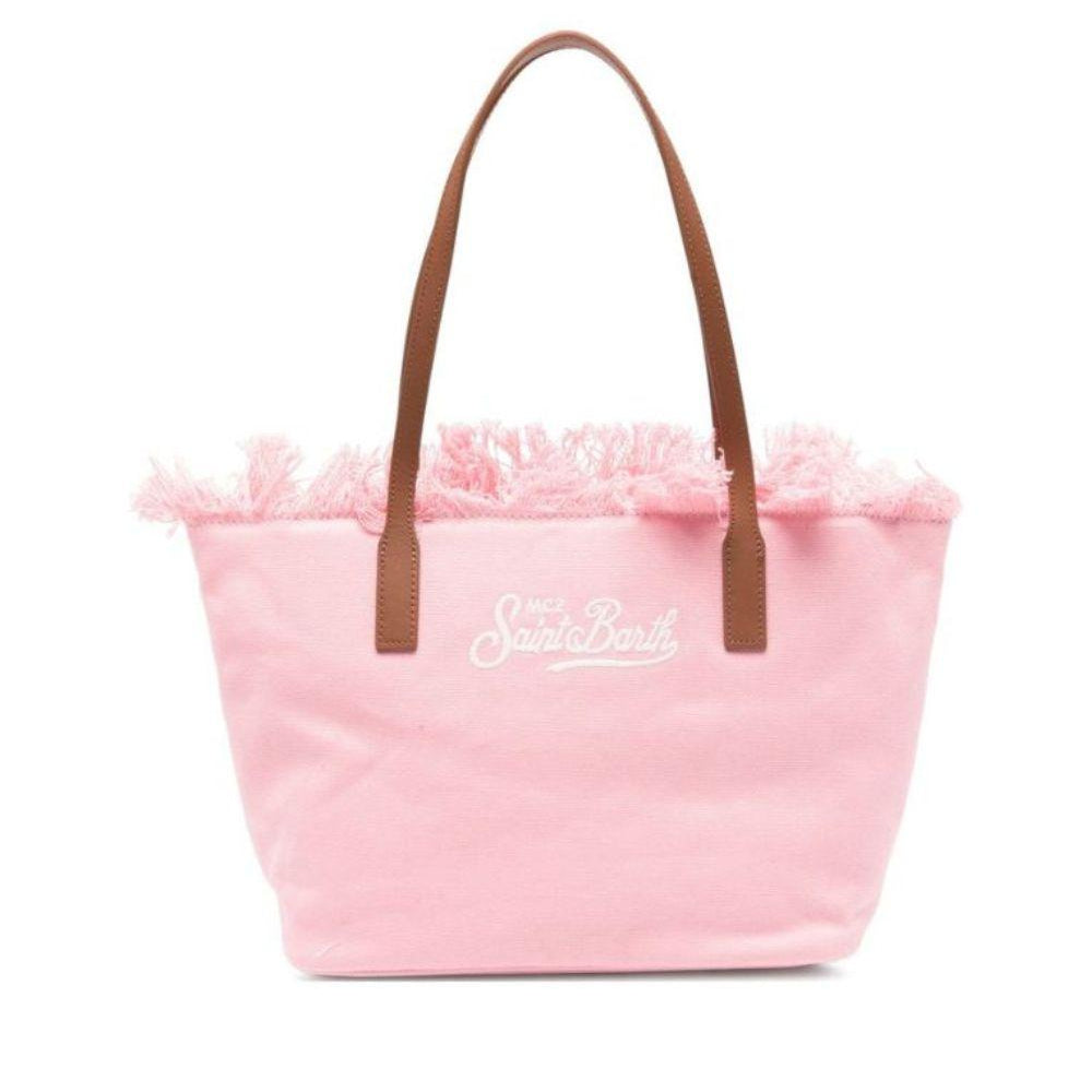 Borsa City Medium MC2 Saint Barth rosa con frange CBMF001 01743L MC2 ST. BARTH KIDS