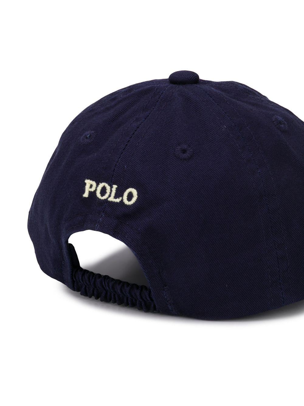 Cappello da baseball per neonato Polo Ralph Lauren Kids blu con caratteristico motivo Polo Pony 320552489 004 Ralph Lauren kids