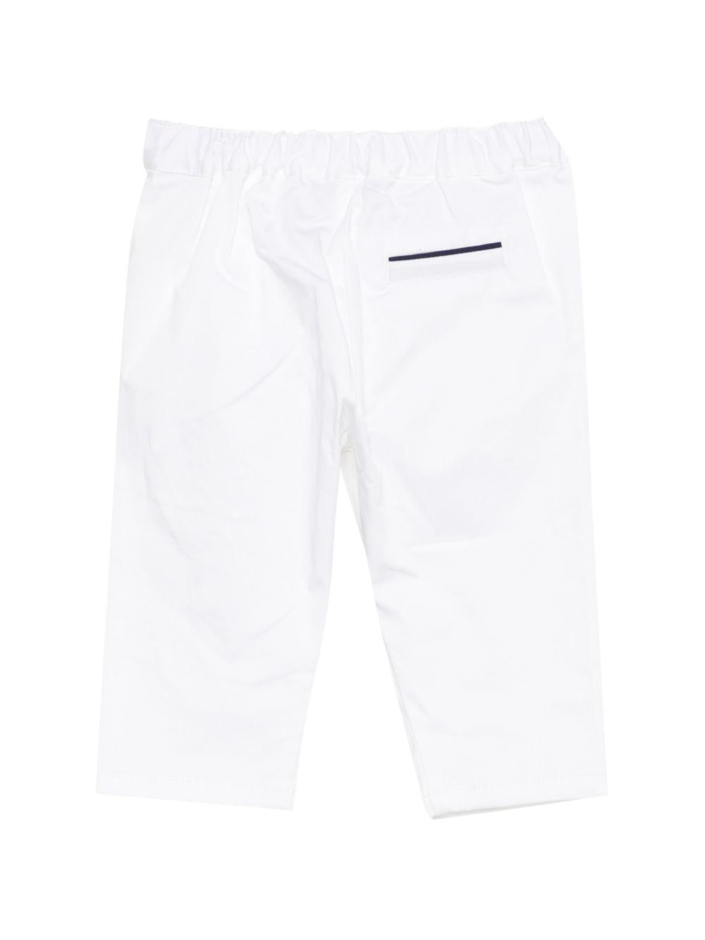 Pantaloni per neonato Tartine & Chocolat bianco con vita elasticizzata CC22011 01 TArtine & Chocolat KIDS