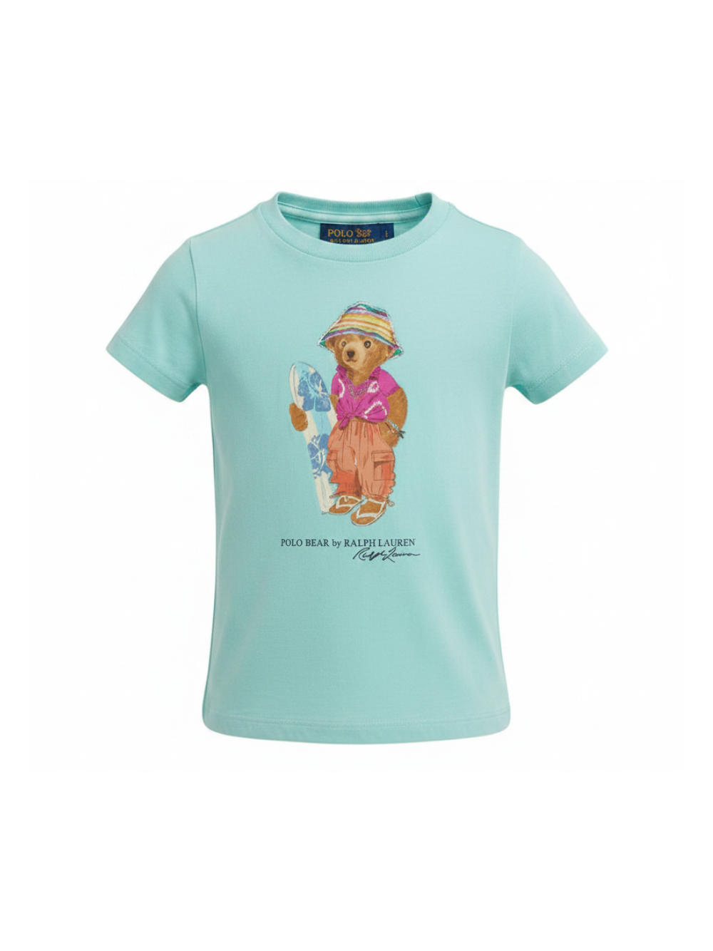 T-shirt per bambino Polo Ralph Lauren Kids azzurra con motivo Polo Bear 312B22529 001 Ralph Lauren kids