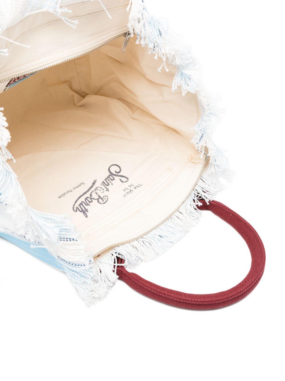 Borsa Vanity MC2 Saint Barth multicolore con design a righe VANI001 00938L MC2 ST. BARTH KIDS