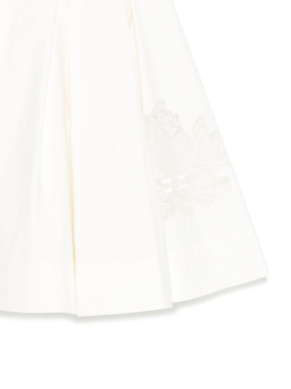 Gonna per bambina Elisabetta Franchi La Mia Bambina bianco plissettata EFGO1890CA235 0000 ElISABETTA FRANCHI KIDS