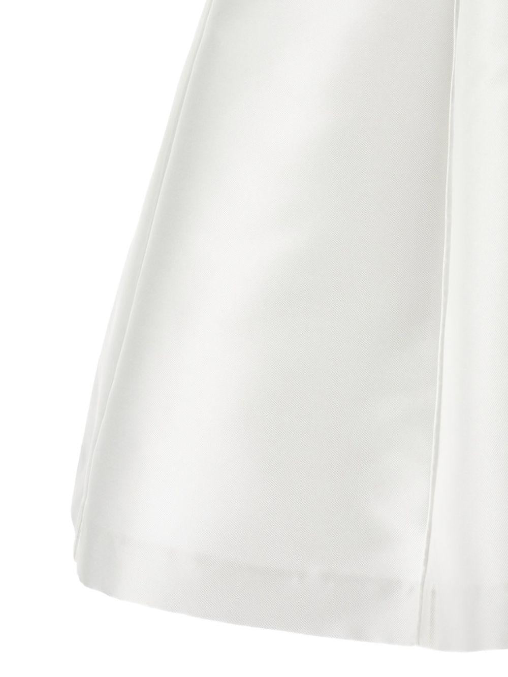 Abito per bambina Monnalisa bianco con applicazioni a fiori 71G902 7302 0001 MONNALISA KIDS