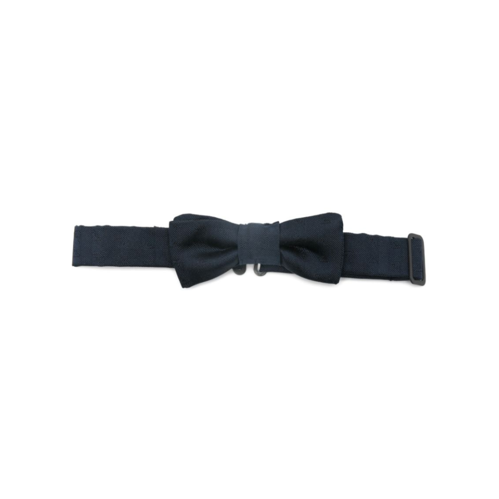 Papillon per bambino Emporio Armani Kids blu con motivo jacquard con aquila EB000853 AF23748 FB068 EMPORIO ARMANI KIDS