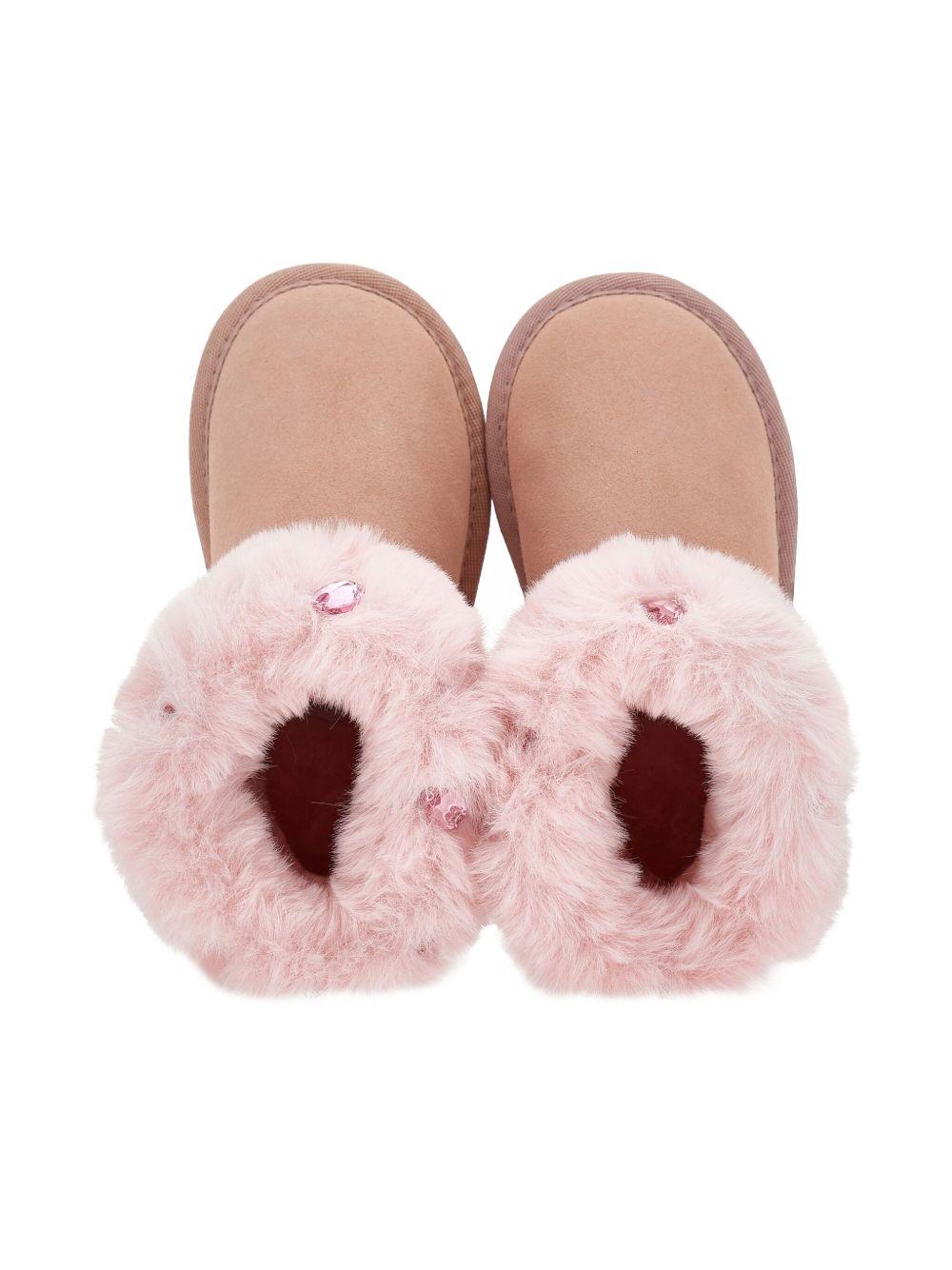 Stivali per bambina Monnalisa rosa con punta tonda 8CF004 6702 0090 MONNALISA