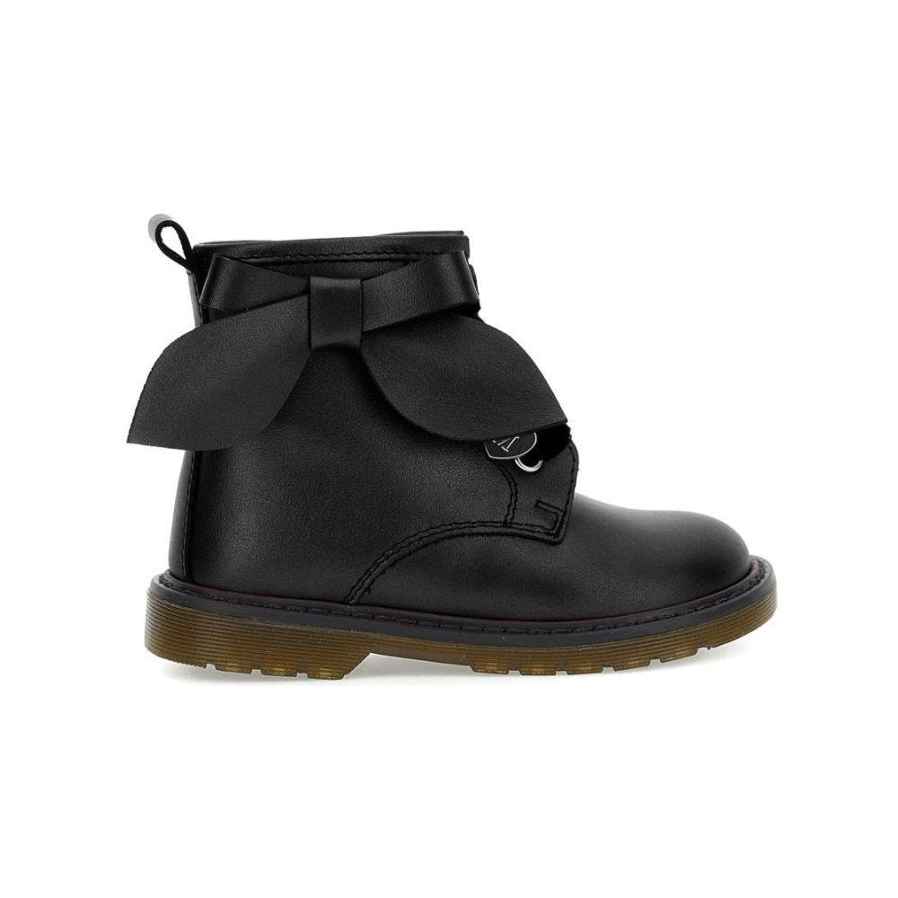 Stivali per bambina Monnalisa Kids neri con dettaglio fiocco sui lati 83H009 8777 0050 MONNALISA KIDS