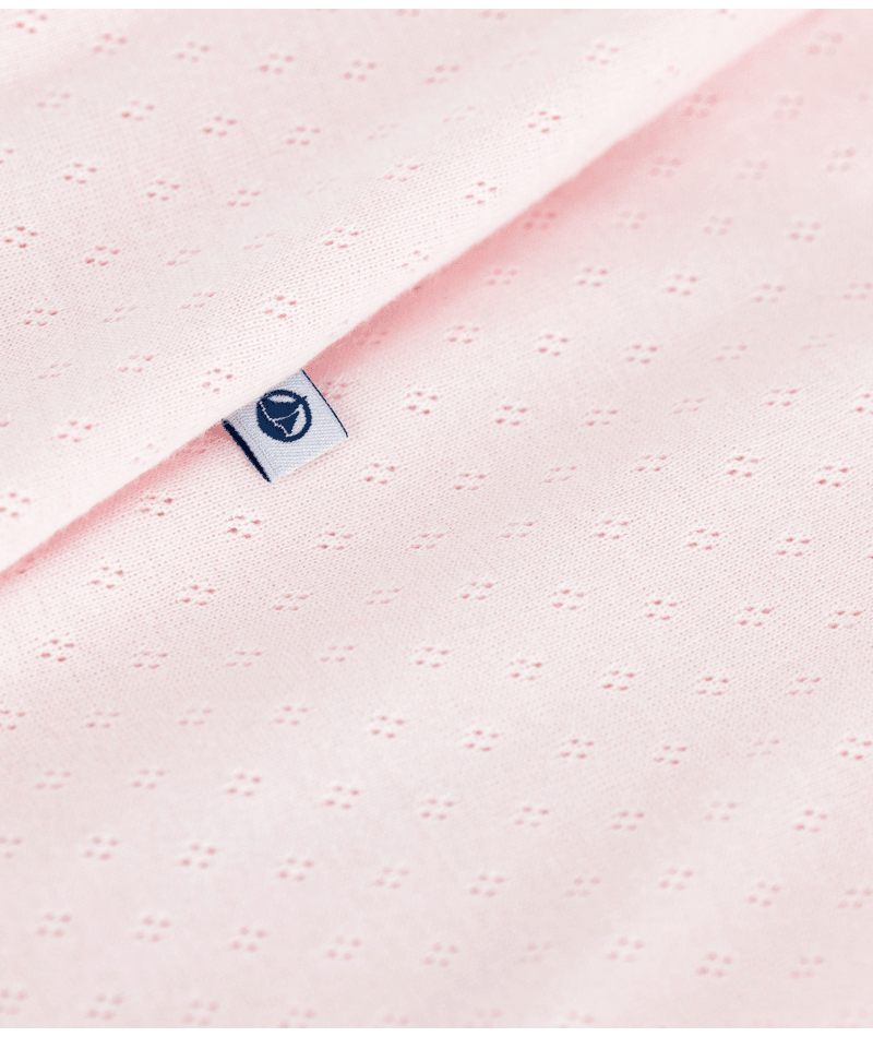 Tutina per neonati Petit Bateau rosa con dettaglio arricciature A0CNI 01 PETIT BATEAU KIDS