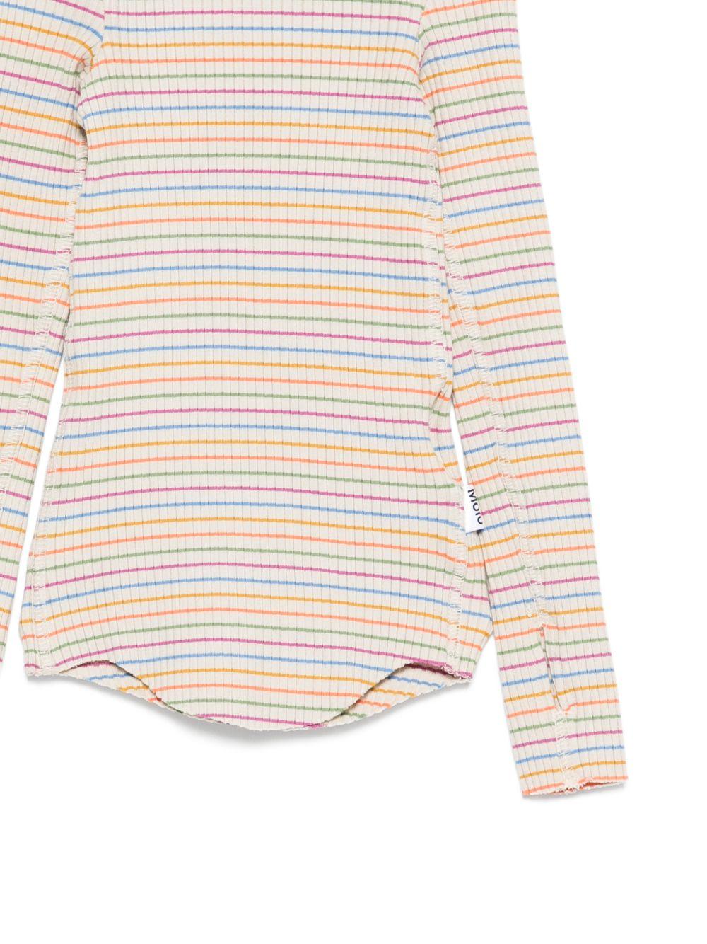 T-shirt Rochelle per bambina Molo multicolor con design a righe 2S26A406 9485 MOLO KIDS