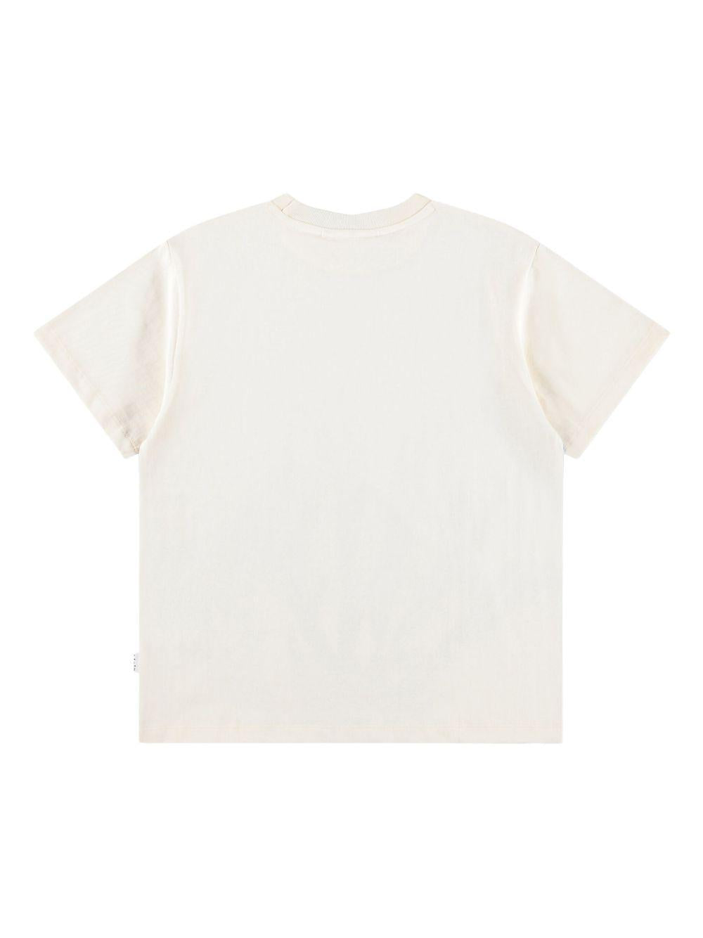 T-shirt per bambina Molo bianca con stampa floreale 2S26A213 5005 MOLO