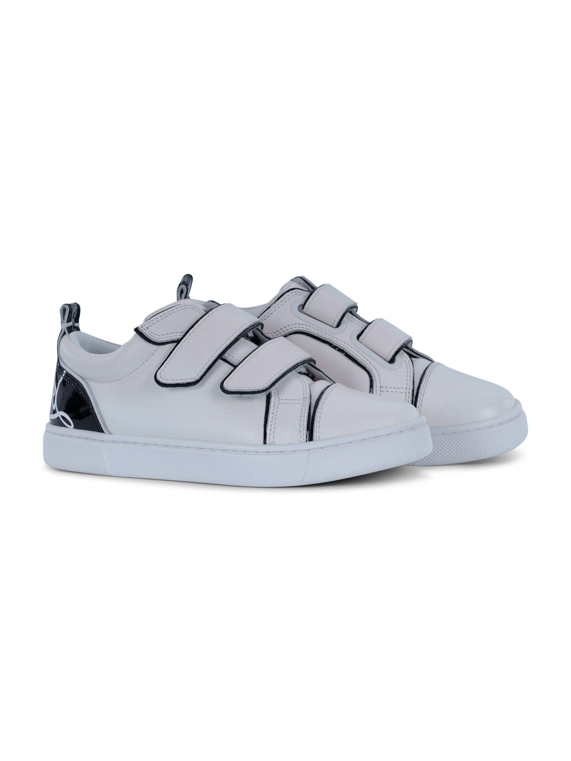 Scarpe per bambina Christian Louboutin Kids bianca con suola rossa<BR/> 1240473 5836 CHRISTIAN LOUBOUTIN KIDS