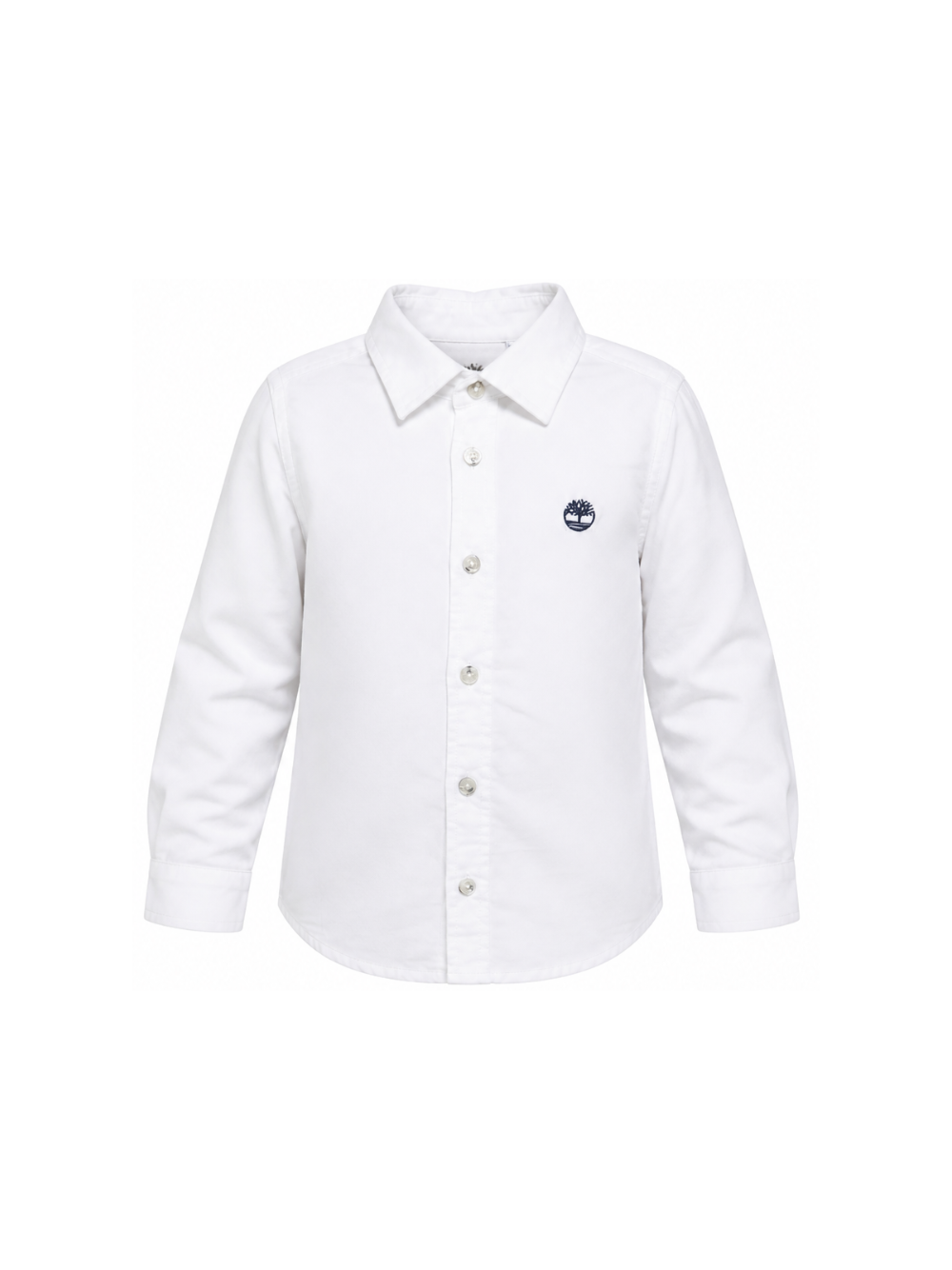 Camicia per bambino Timberland Kids bianca con logo sul petto T60844 10P TIMBERLAND KIDS
