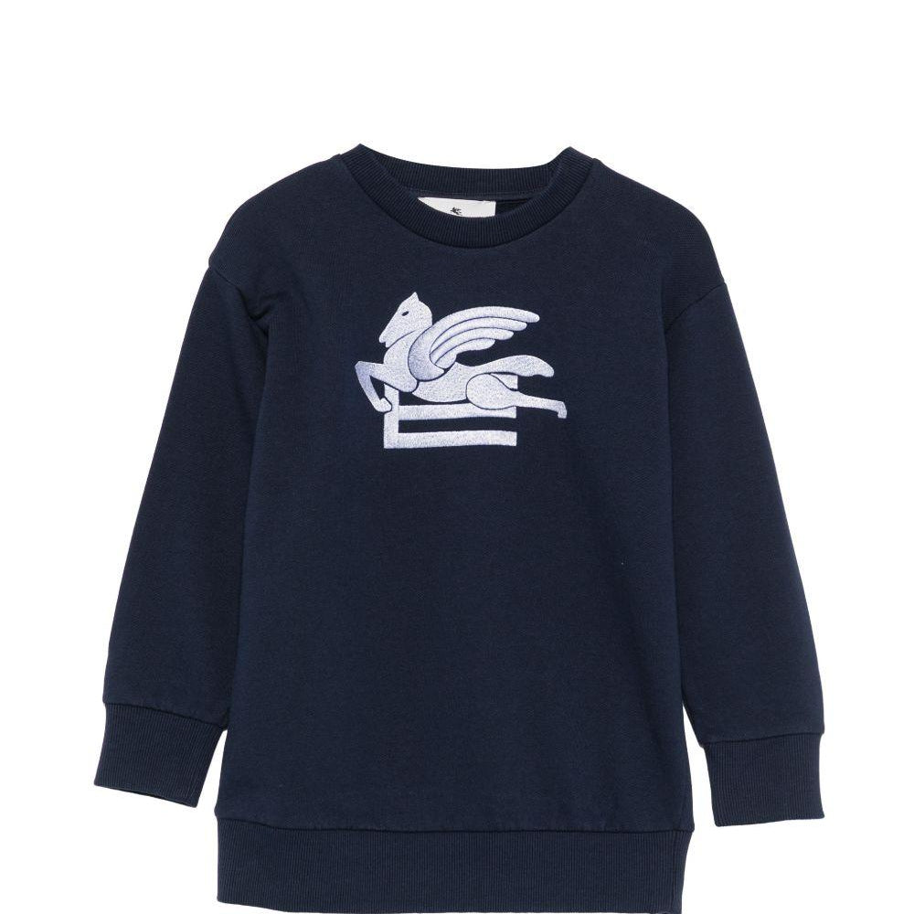Felpa per bambino Etro Kids blu con motivo Pegaso GZ4H10 Z3183 617 ETRO KIDS