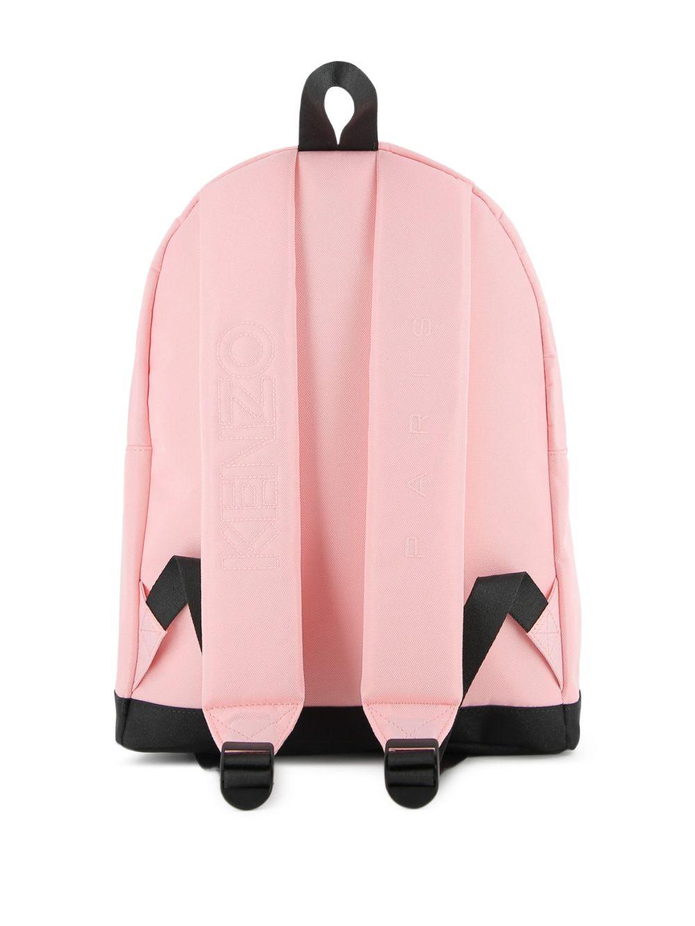 Zaino Tiger Head per bambini Kenzo Kids rosa con stampa tigre sul davanti K61836 45B KENZO KIDS