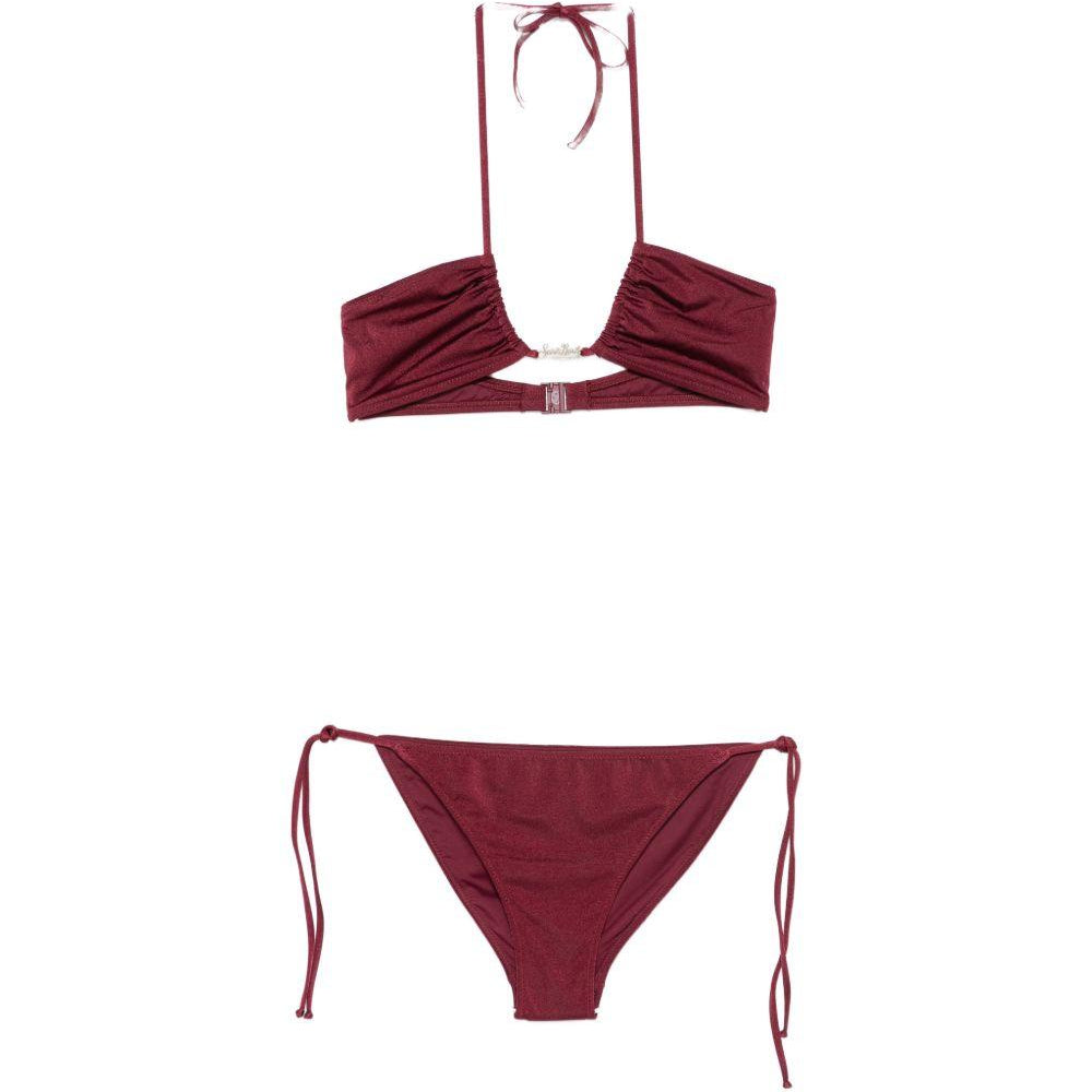 Bikini per donna MC2 Saint Barth bordeaux con chiusura con laccetti VIR0012 08627L MC2 ST. BARTH