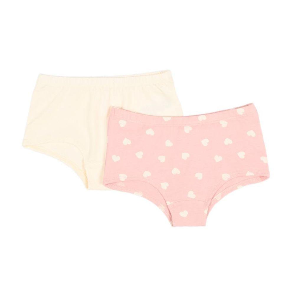 Set di due slip per bambina Molo Kids multicolore con stampa cuori 2W26Q601 5873 MOLO KIDS
