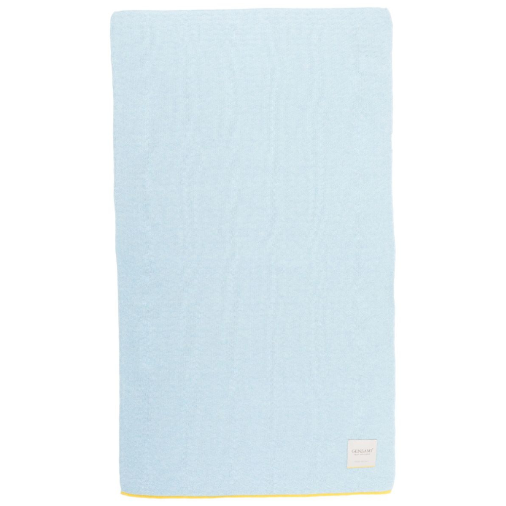 Coperta per neonato Gensami Kids azzurro con design intrecciato COP01-B-ONDA BLUE SKY GENSAMI KIDS