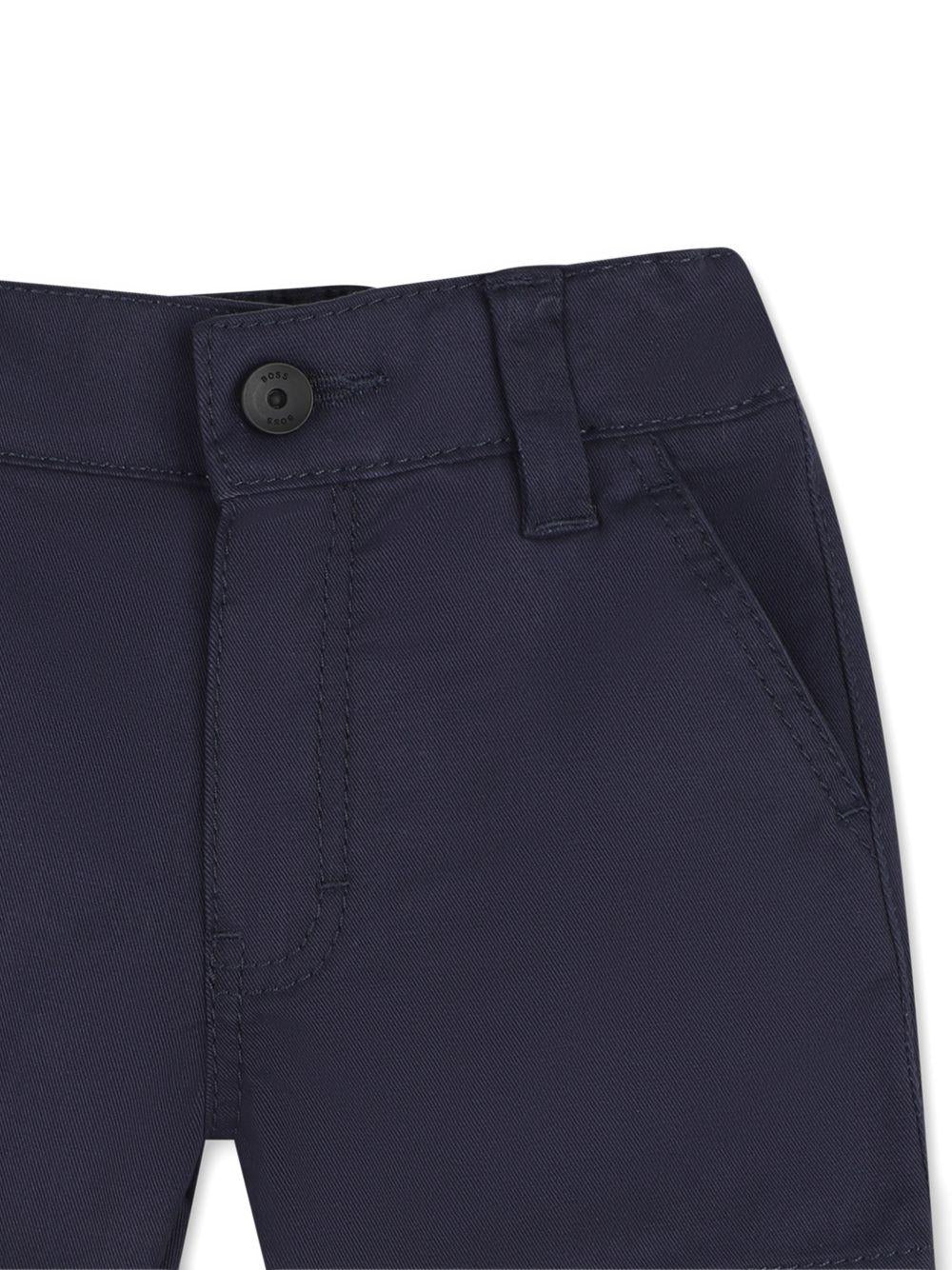 Shorts per neonato Boss Kids blu con bottoni J52870 849 BOSS KIDS