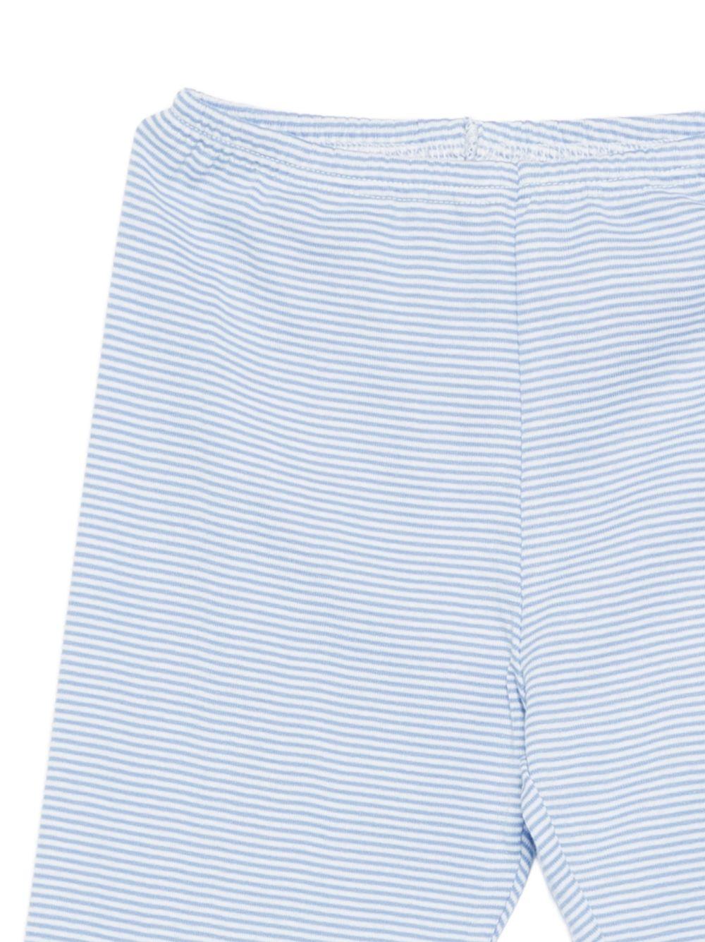 Pigiama per bambino Petit Bateau azzurro chiaro a maniche lunghe A0FCC 01 PETIT BATEAU