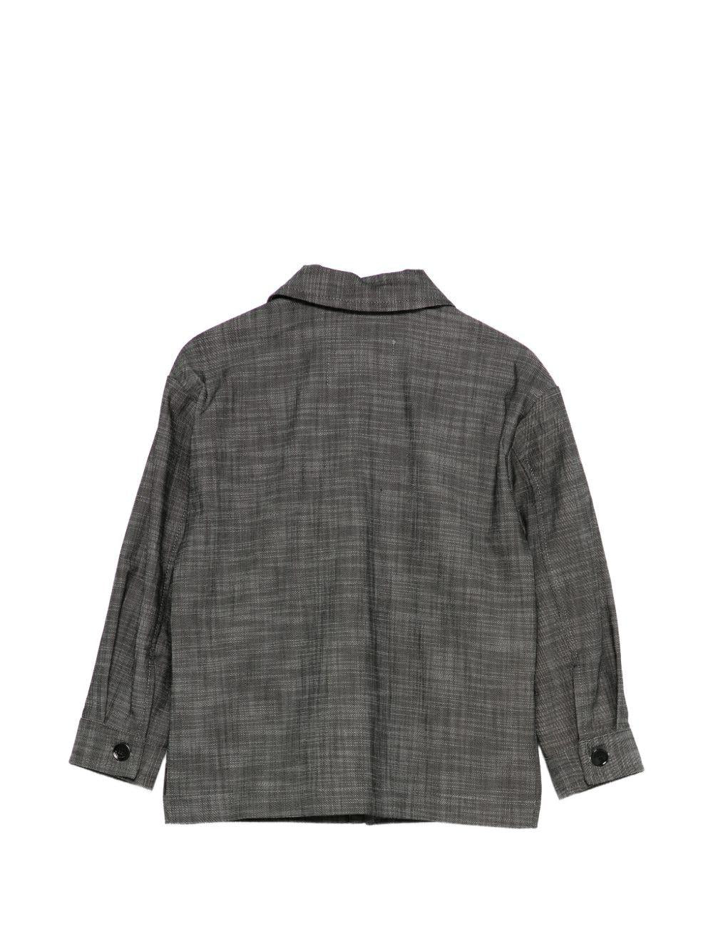 Camicia per bambino Paolo Pecora Kids nera con tasca PP4210 NERO PAOLO PECORA KIDS