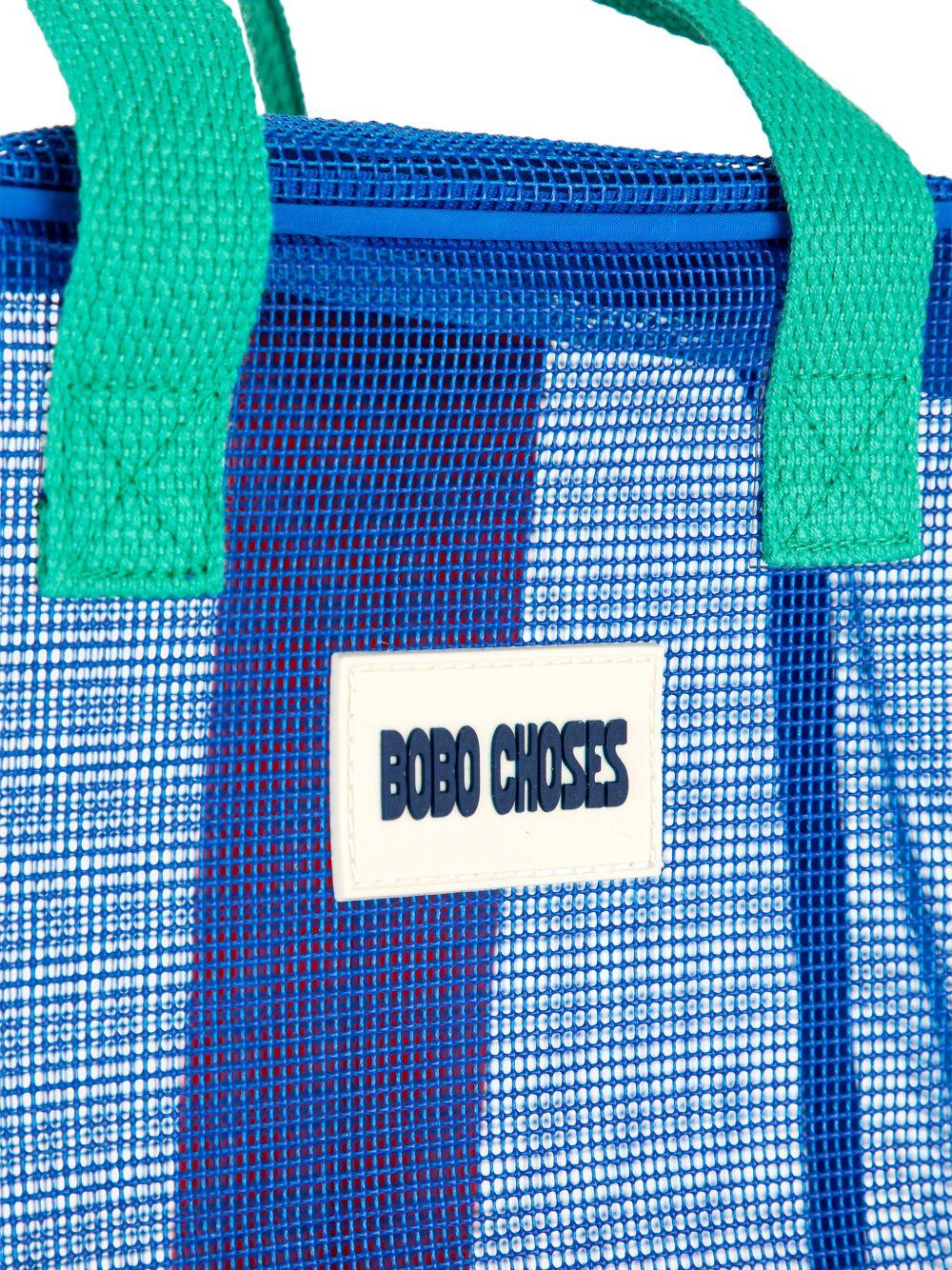 Zaino per bambini Bobo Choses blu con design a rete B126AI032 991 BOBO CHOSES KIDS