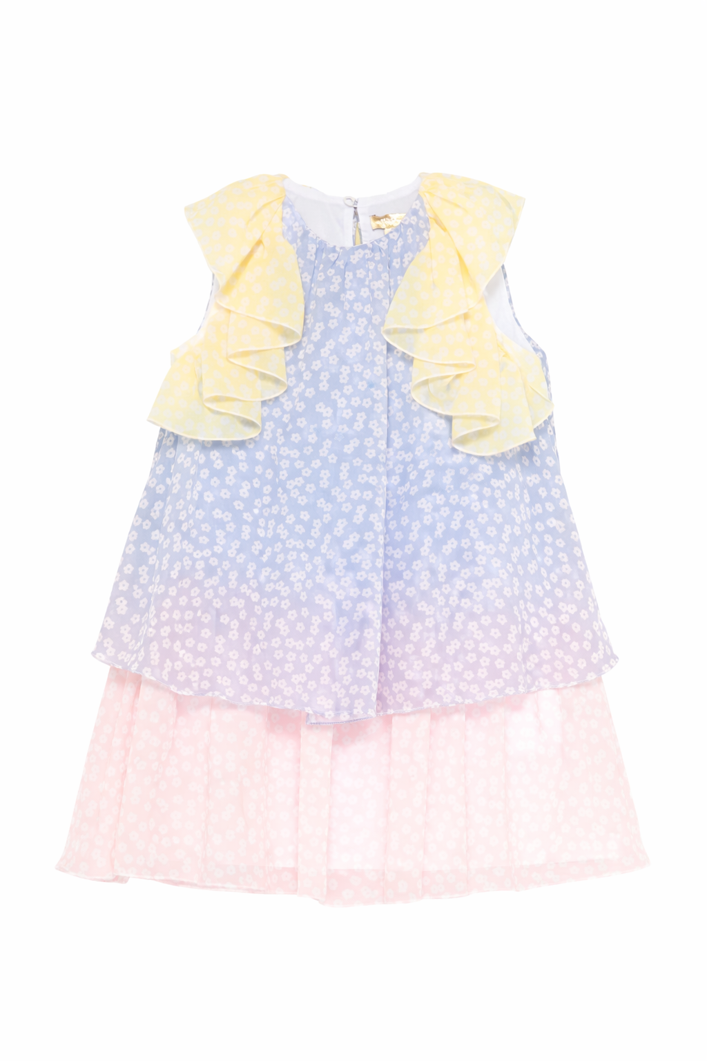 Abito per bambina Stella McCartney Kids multicolore a fiori con ruches TY1D22 K0268 999MC STELLA McCARTNEY KIDS