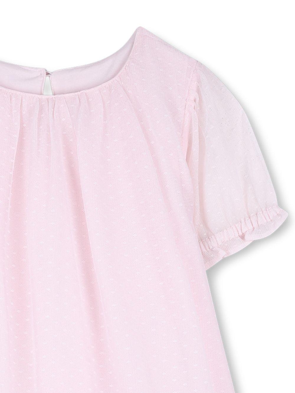 Abito per bambina Billieblush rosa con paillettes e ruches U21833 44L BILLIEBLUSH KIDS