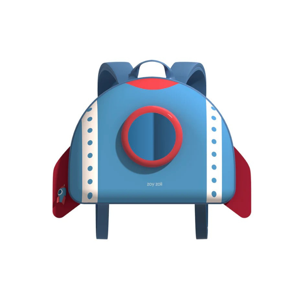 Zaino per bambino Zoy Zoii blu a forma di astronave B8 BAG ROCKET ZOY ZOII