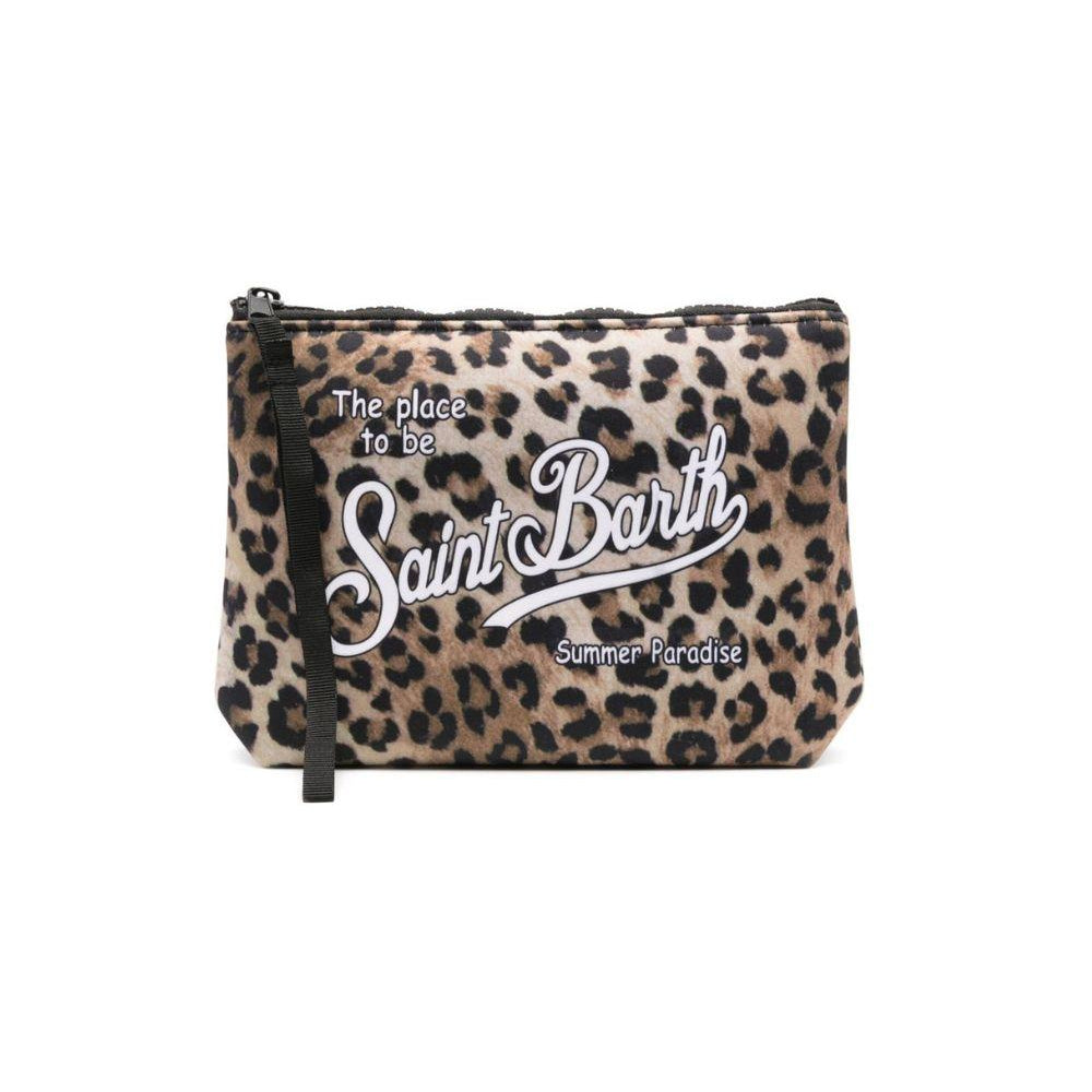 Pochette Aline MC2 Saint Barth animalier con stampa logo sul davanti ALIN001 00653L MC2 ST. BARTH KIDS