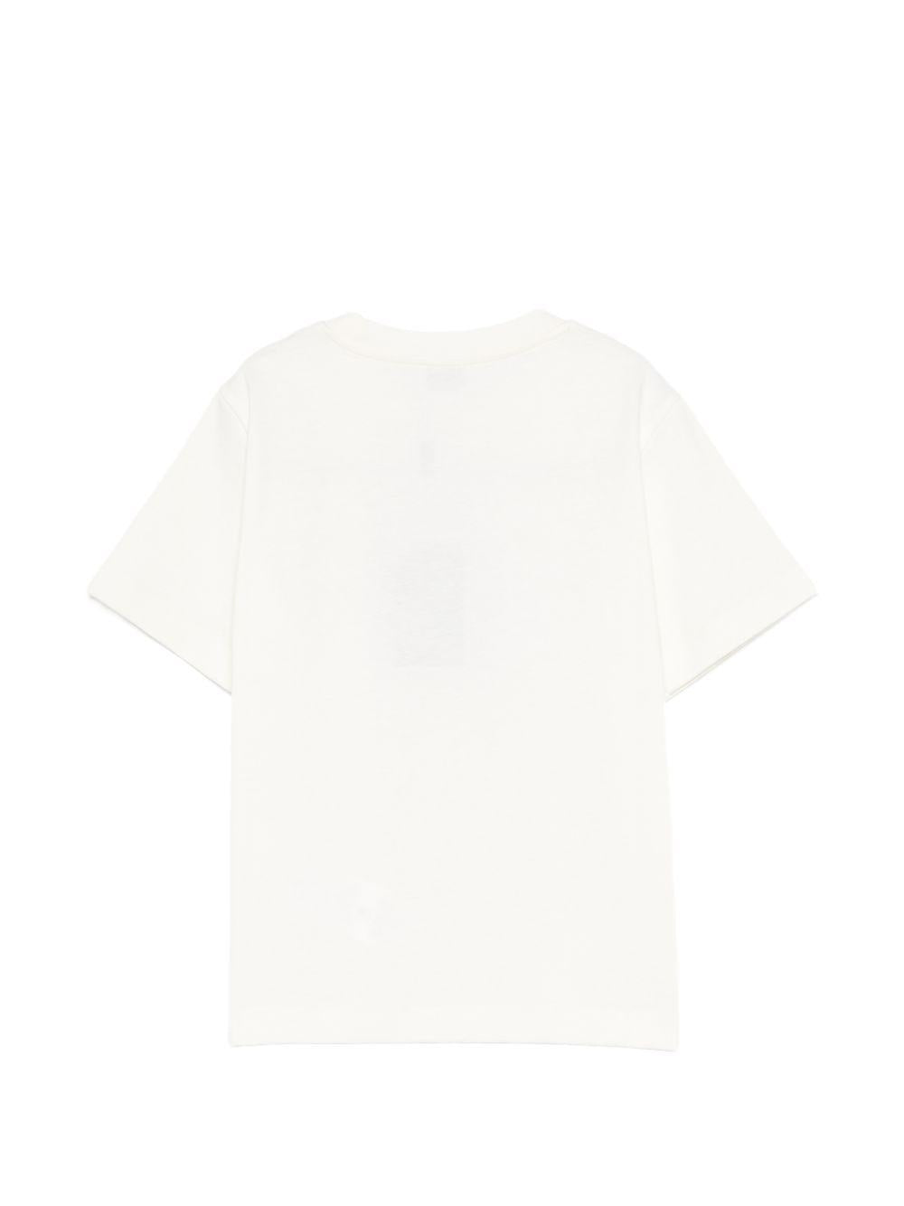 T-shirt per bambino Etro Kids beige con logo sul davanti GY8Q11 Z3672 102 ETRO KIDS