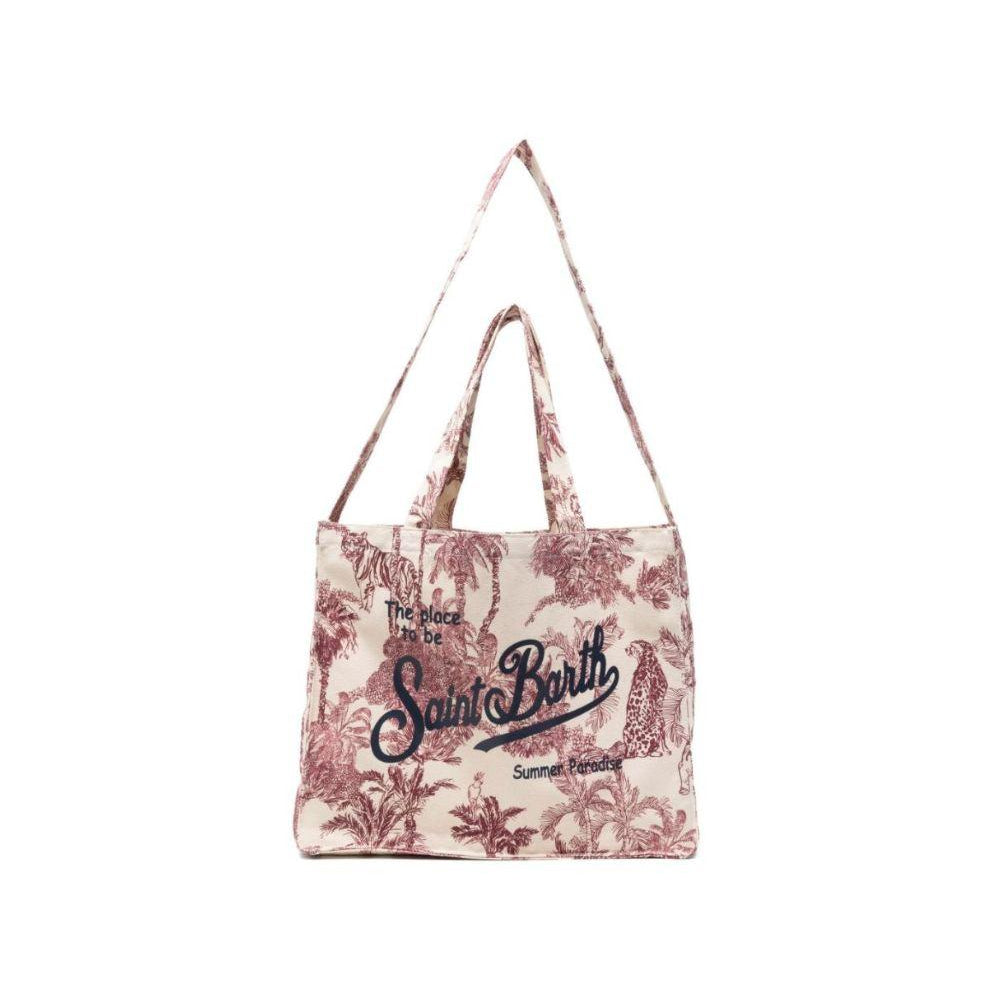 Borsa tote Essential Bag N MC2 Saint Barth multicolore con stampa tropicale EBAGN007 09110L MC2 ST. BARTH KIDS